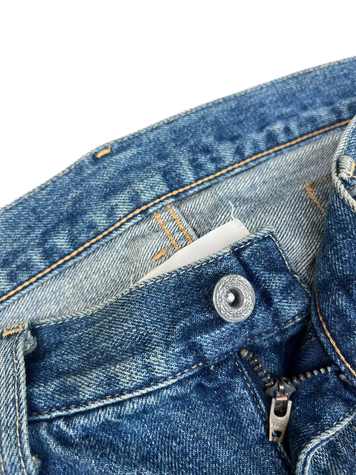 WHIZ LIMITED Whiz Limited Japan Ripped Distress Denim Selvedge Jeans Size US 32 / EU 48 - 7 Thumbnail