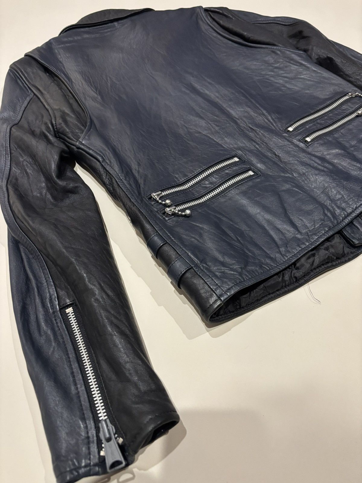 Undercover Undercover AW03 ‘Paper Doll’ Sheepskin Riders Leather Jacket Size US M / EU 48-50 / 2 - 17 Thumbnail