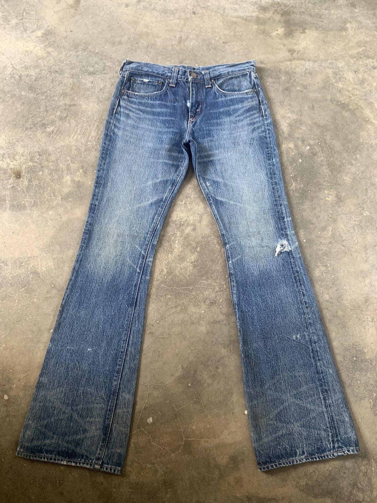 If Six Was Nine Flare Jeans Vintage Sugar Cane Toyo & Co Jeans | Grailed