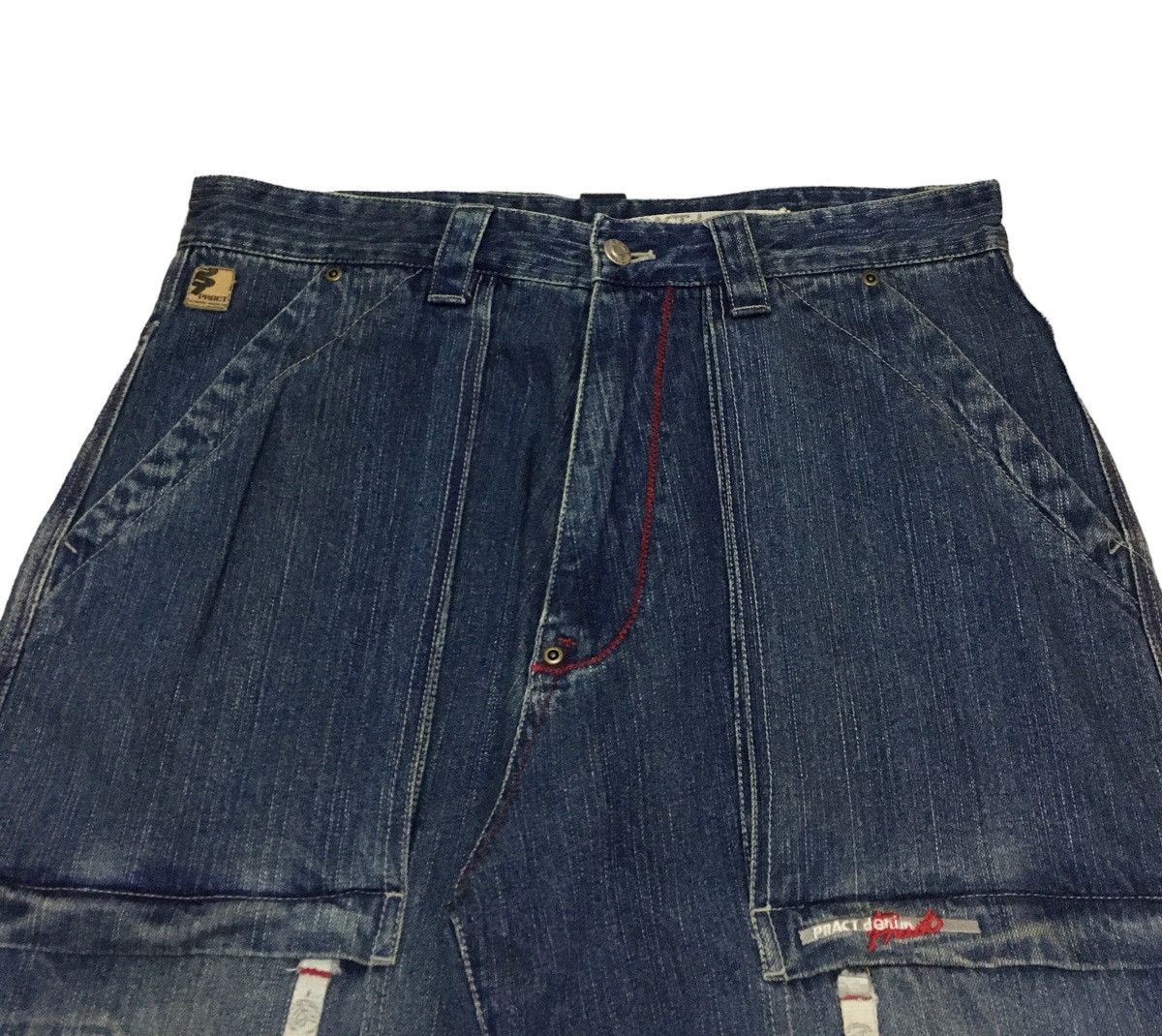 Rap Tees Rare Design Vintage Brand Pract Hip Hop Baggy Jeans 1990s Size US 34 / EU 50 - 3 Thumbnail