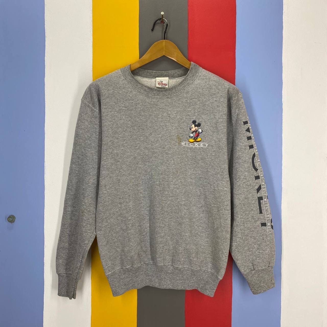Disney 90s Vintage MICKEY MOUSE 50/50 Sweatshirt #2193/21 Size US S / EU 44-46 / 1 - 3 Thumbnail