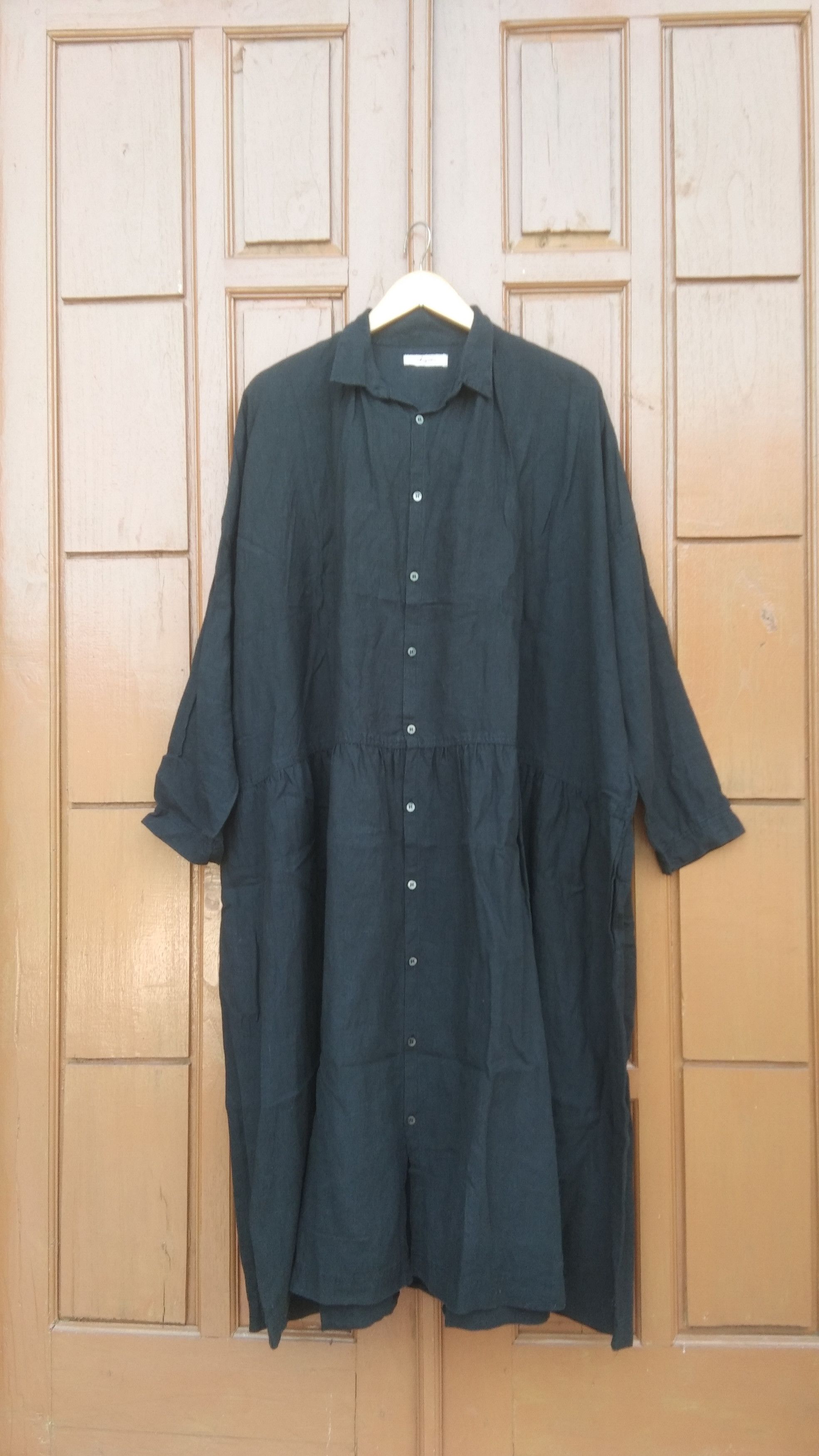 Japanese Brand Ichi Linen long dress Size XL / US 12-14 / IT 48-50 - 1 Thumbnail