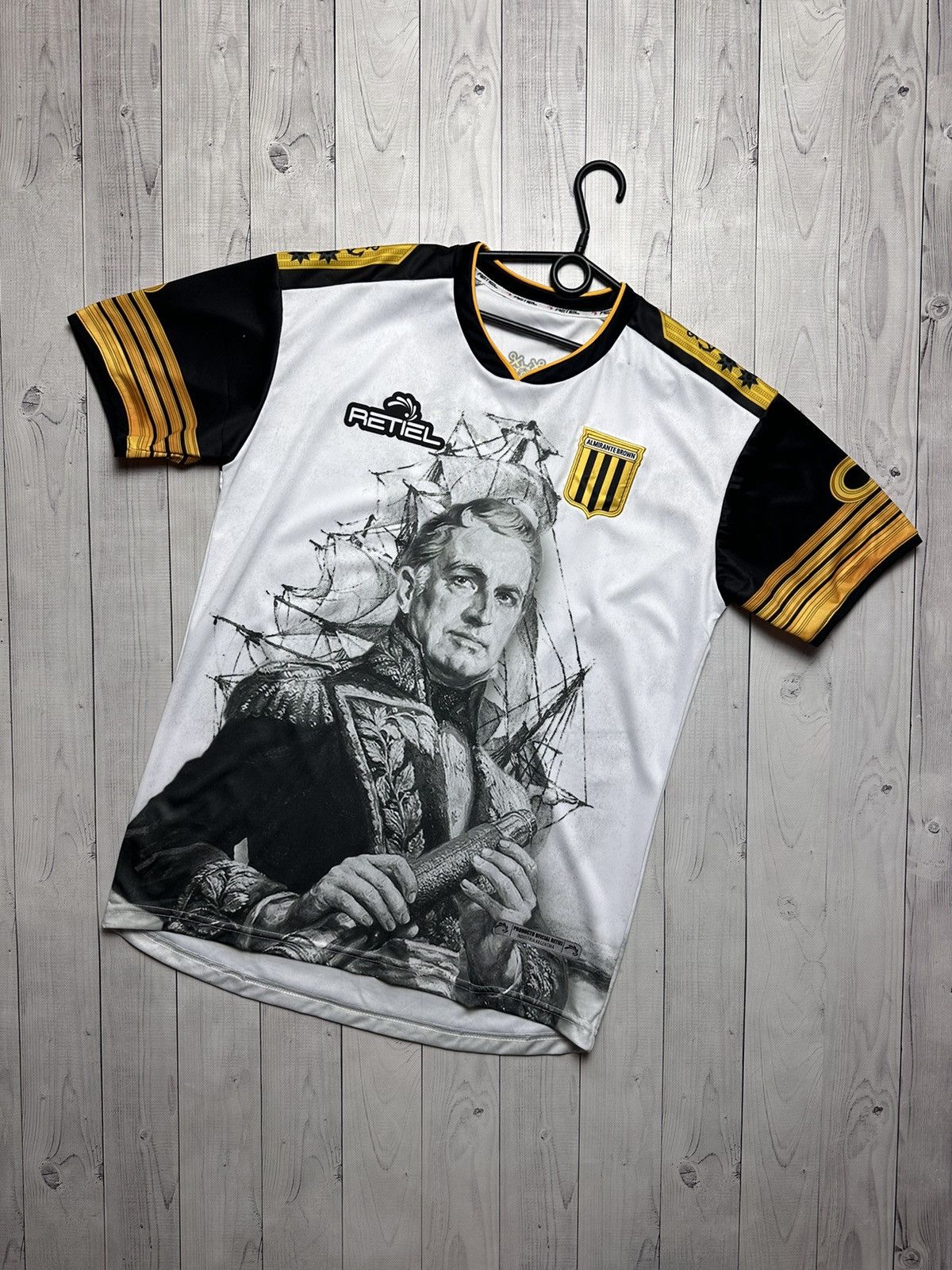 Vintage Vintage Soccer Jersey Almirante Brown size L pirate rare Size US L / EU 52-54 / 3 - 1 Thumbnail