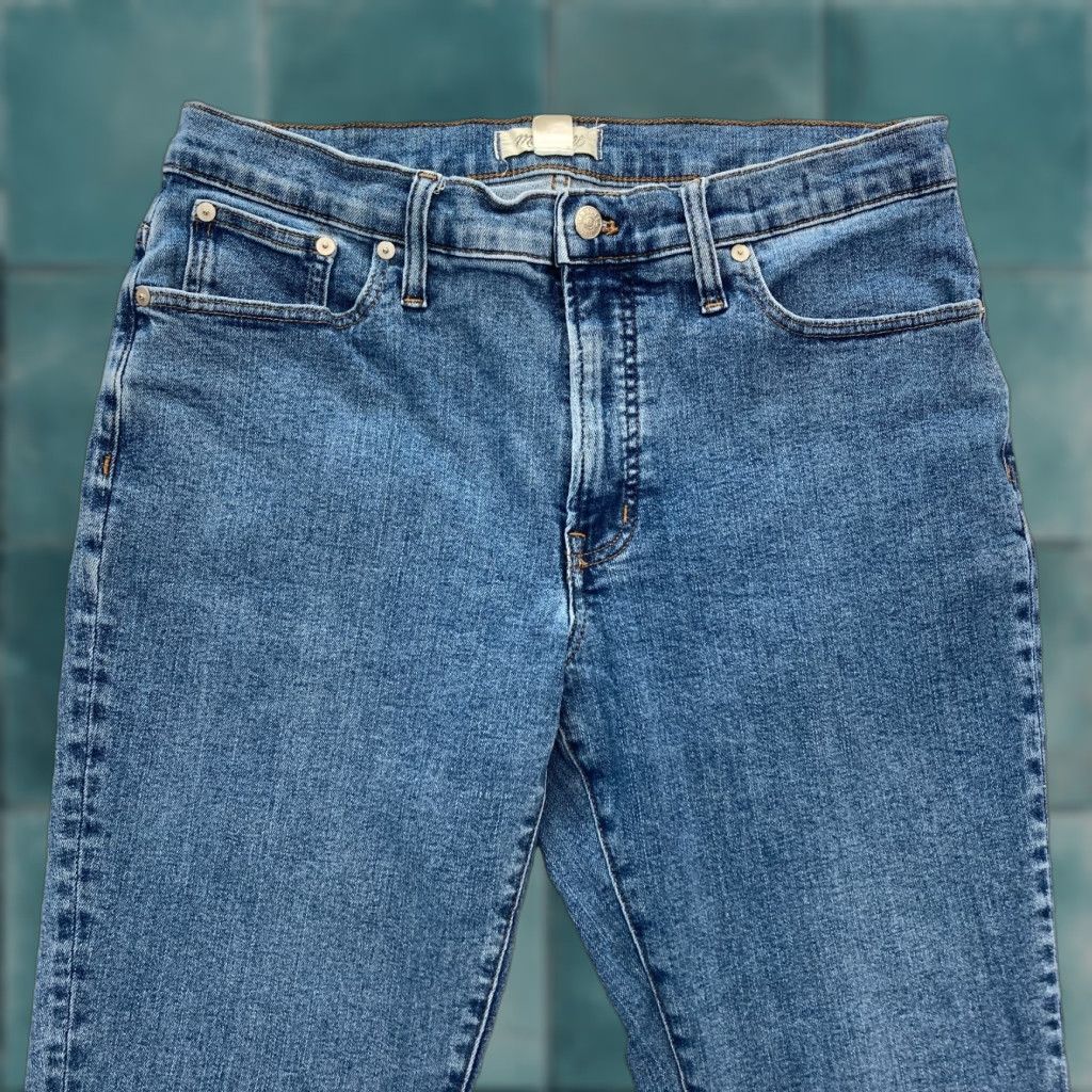 Madewell Madewell The Perfect Vintage Jean Women's 30 Blue Stretch Denim Slim Tapered Jeans Model: Madewell The Perfect Vintage Jean Size 24" / US 00 / IT 34 - 1 Thumbnail