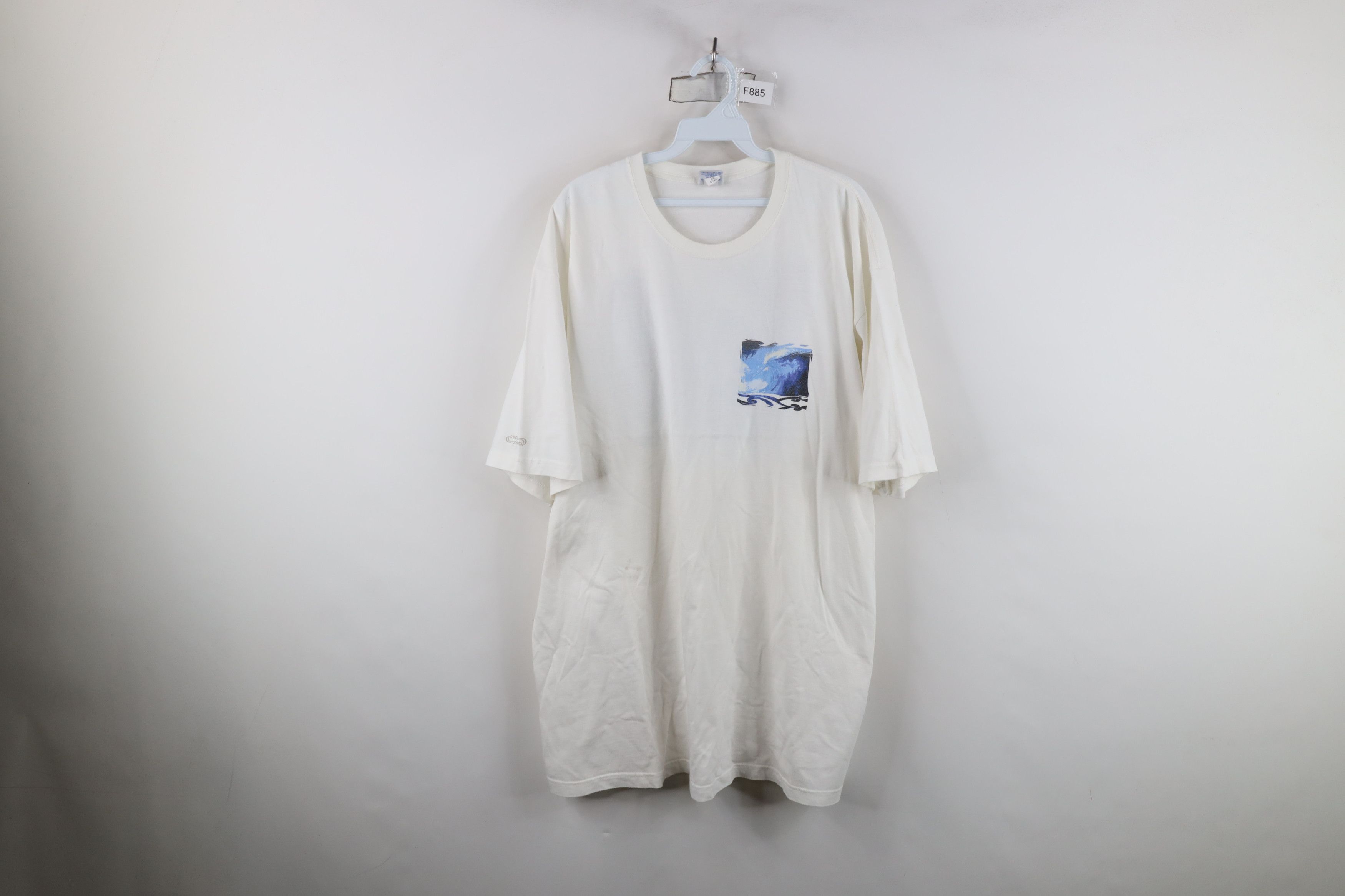 Vintage Vintage Y2K Streetwear Maui Hawaii Surf Wave T-Shirt White Size US XL / EU 56 / 4 - 1 Thumbnail