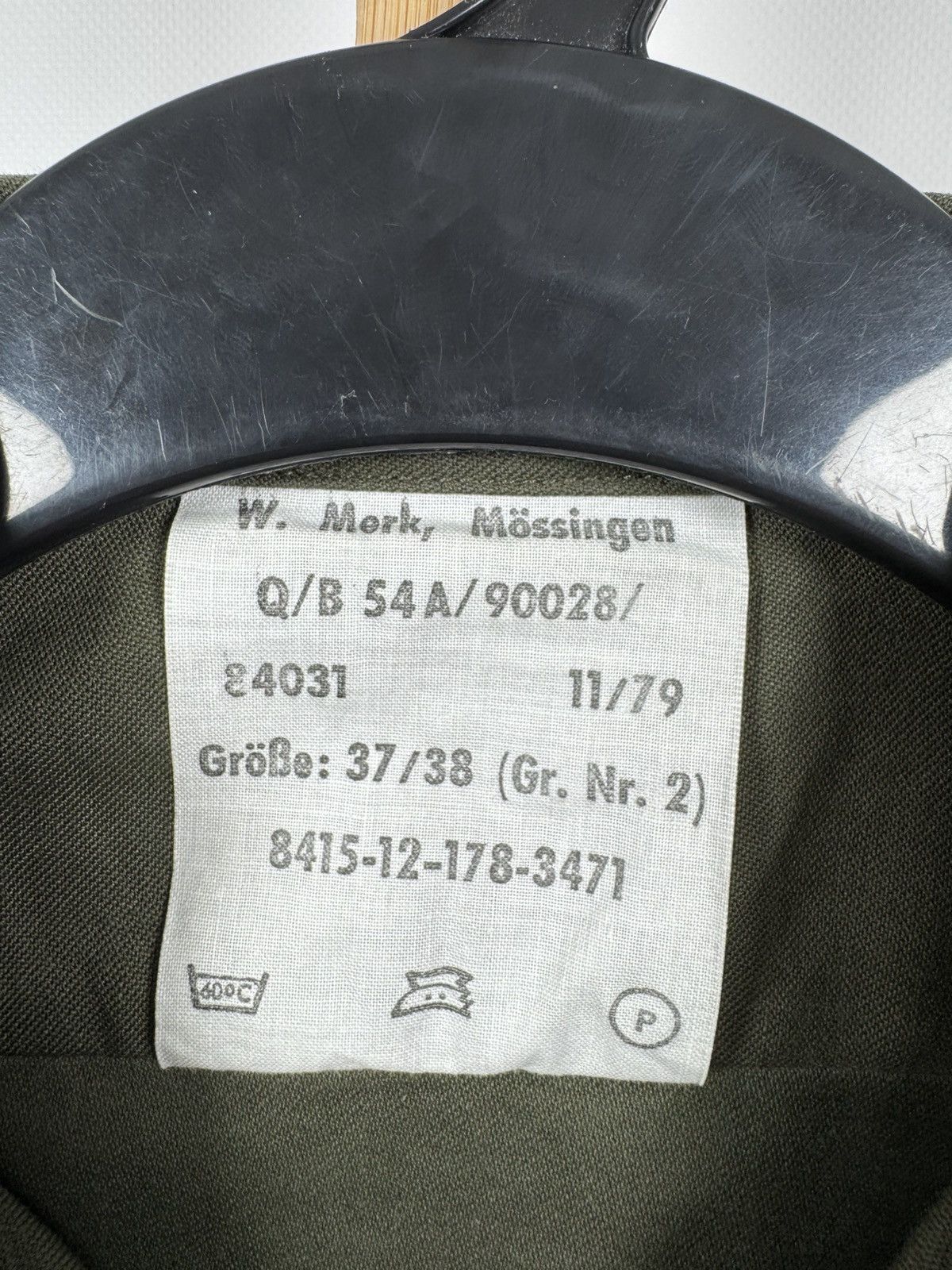 Vintage W. Merk Mössingen vintage military shirt British Scouts Size US M / EU 48-50 / 2 - 7 Thumbnail
