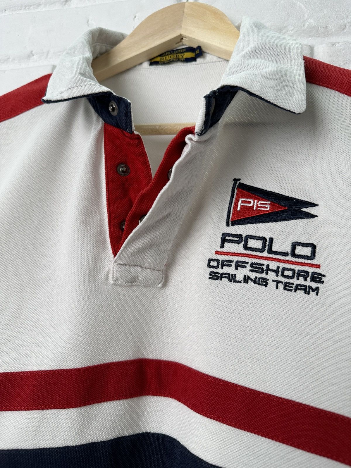 Polo Ralph Lauren × RLX Ralph Lauren × Ralph Lauren Vintage POLO RALPH LAUREN RUGBY Sailing Team Polo Shirt Size US M / EU 48-50 / 2 - 8 Thumbnail