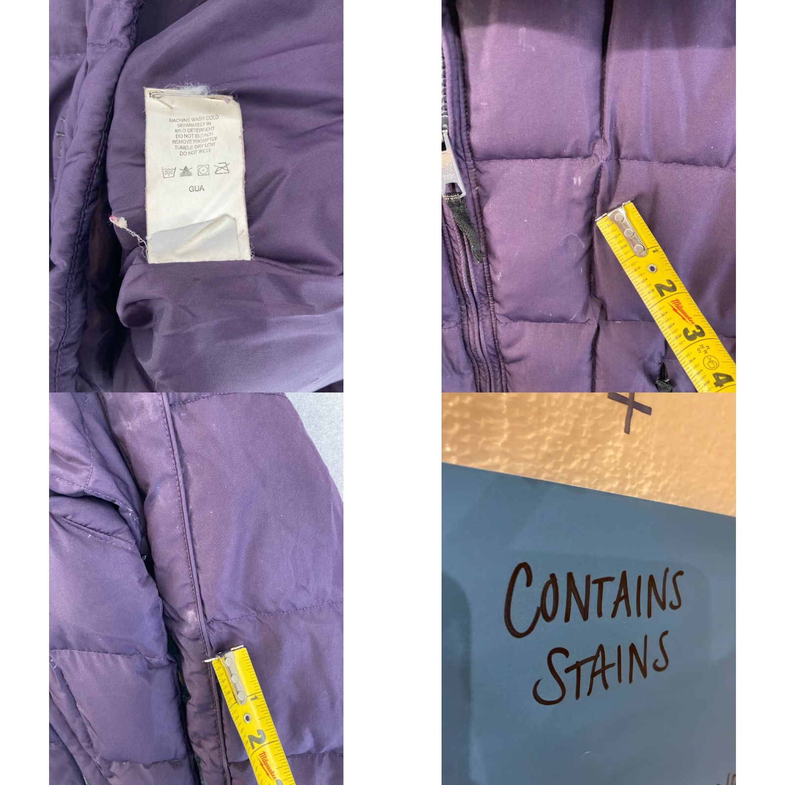 Vintage Columbia Jacket Small Purple Puffer Full Zip Down Coat Womens Size S / US 4 / IT 40 - 8 Thumbnail