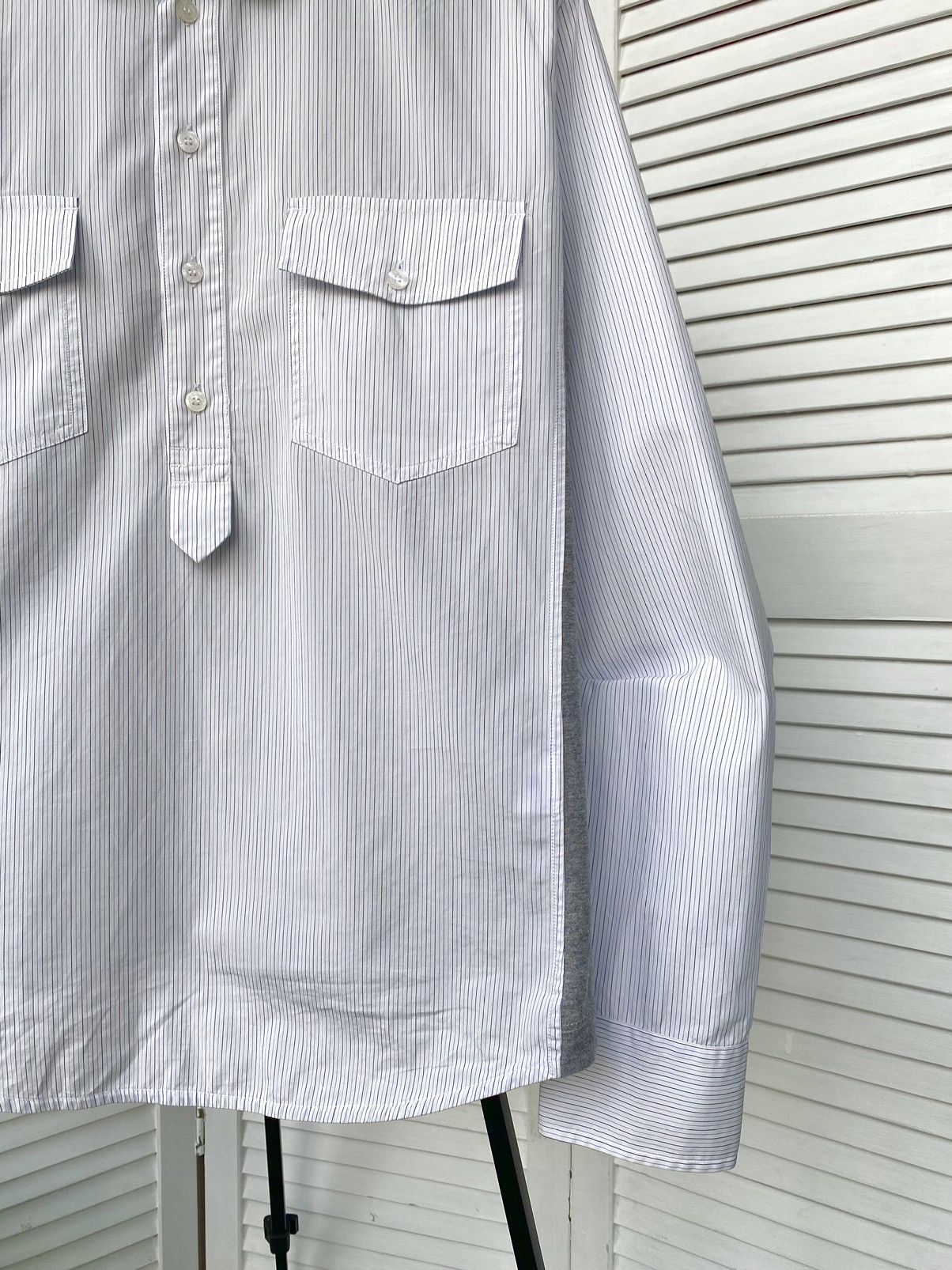 Dolce & Gabbana Dolce & Gabbana Striped 1/6 Button Up Shirt Military Size US S / EU 44-46 / 1 - 6 Thumbnail