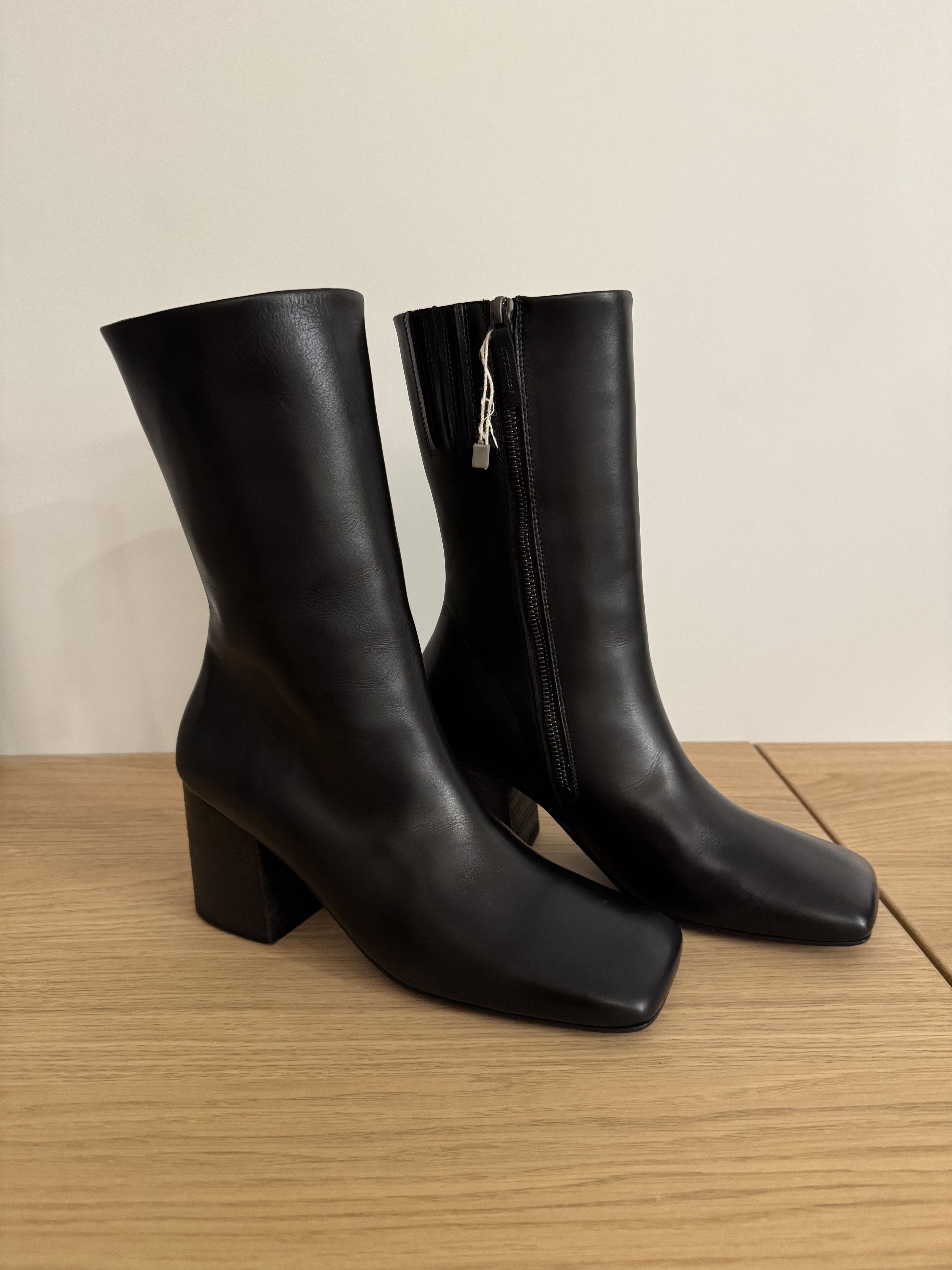 Marsell Marsell Pinneta Tronchetto Block Heel Boot Size US 7.5 / IT 37.5 - 1 Thumbnail