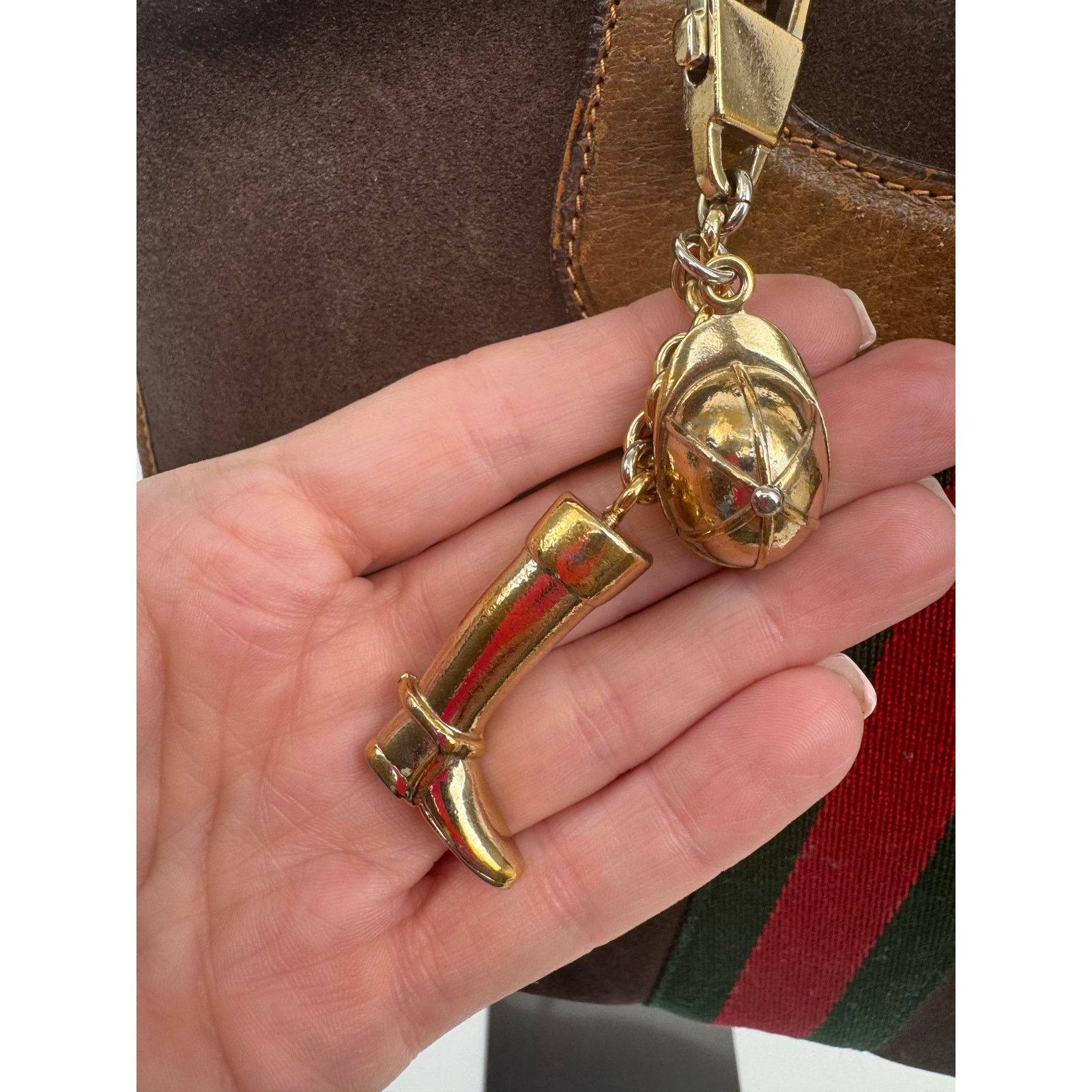 Gucci Gucci Equestrian Themed Riding Boot & Jockey Cap Bag Charm Size ONE SIZE - 3 Thumbnail