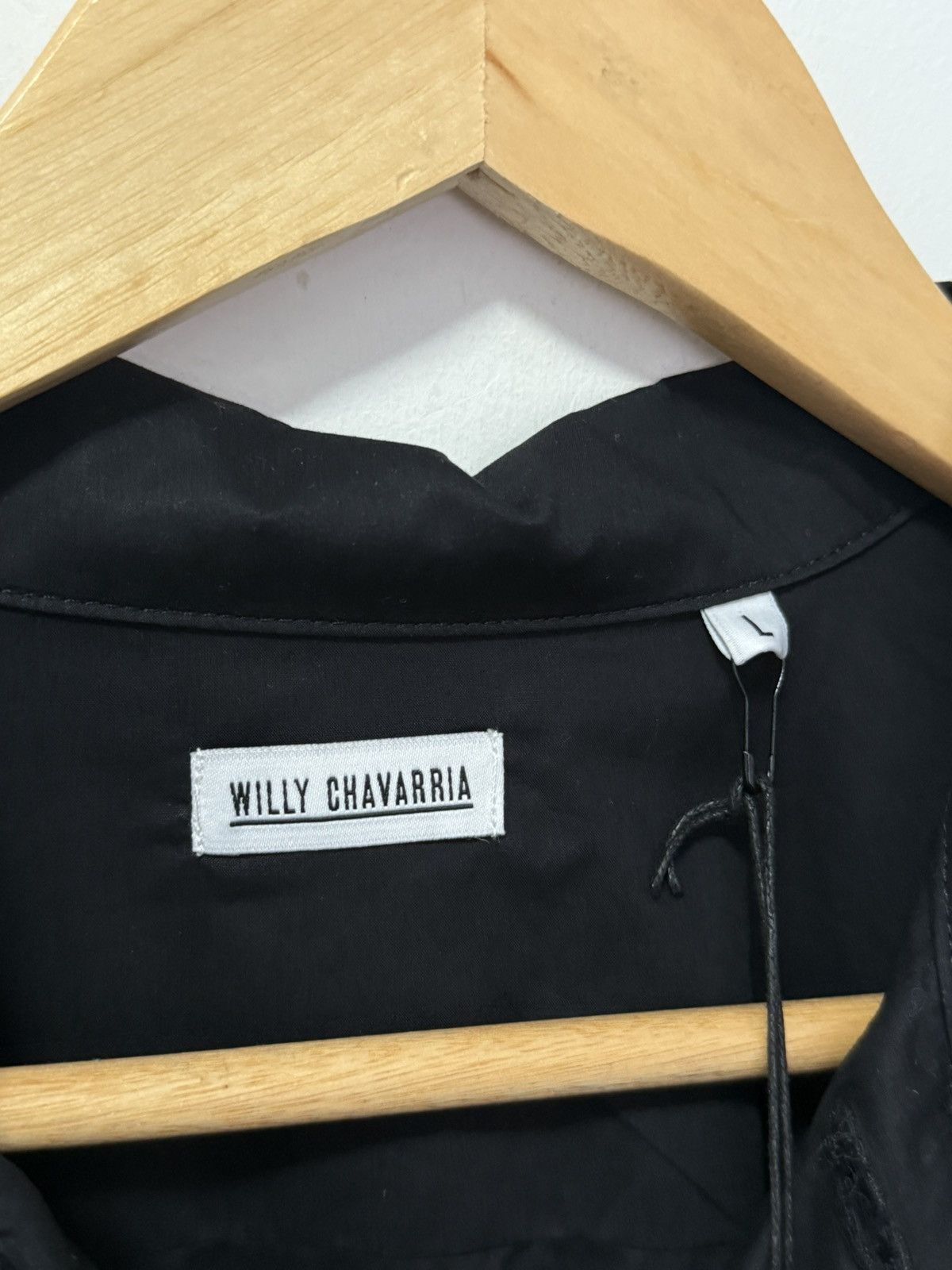 Willy Chavarria Big Willy Short Sleeve Shirt - Black Size US L / EU 52-54 / 3 - 7 Thumbnail