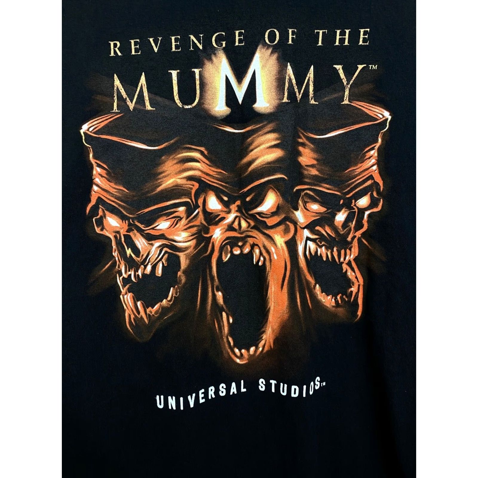Revenge Vintage Revenge Of The Mummy Movie T-Shirt XL Black Men's Retro 2004 Rare/NWT? Size US XL / EU 56 / 4 - 5 Thumbnail