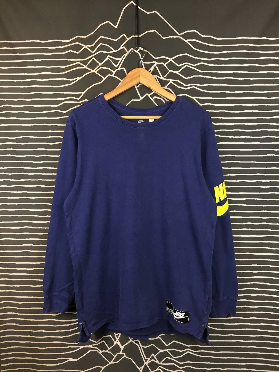 Nike Nike Sportswear NSW Navy Crewneck Long Sleeve Tee Size US L / EU 52-54 / 3 - 2 Thumbnail