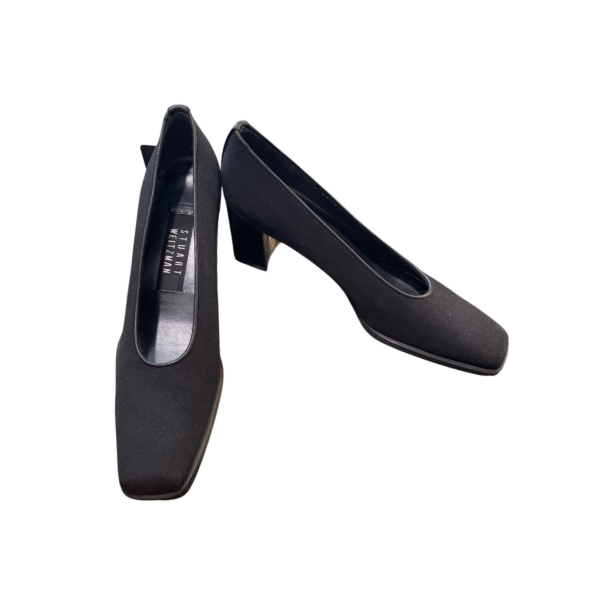 Stuart Weitzman Stuart Weitzman Gore-Tex wms black suede 2.5" block slip on Size US 6.5 / IT 36.5 - 1 Thumbnail