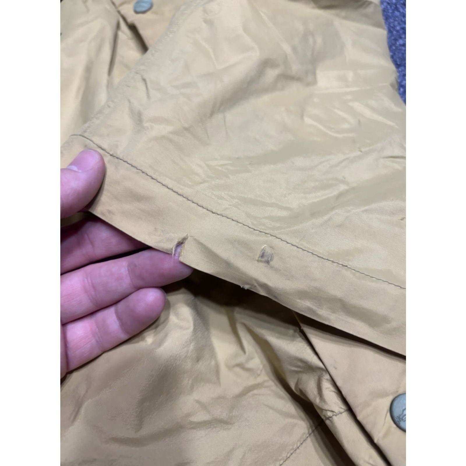 Vintage VINTAGE L.L.Bean Parka Jacket M Yellow Gore-Tex Hooded Men Regular Size M Yellow Parka Gore-Tex Hooded Rain Jacket Size US M / EU 48-50 / 2 - 4 Thumbnail