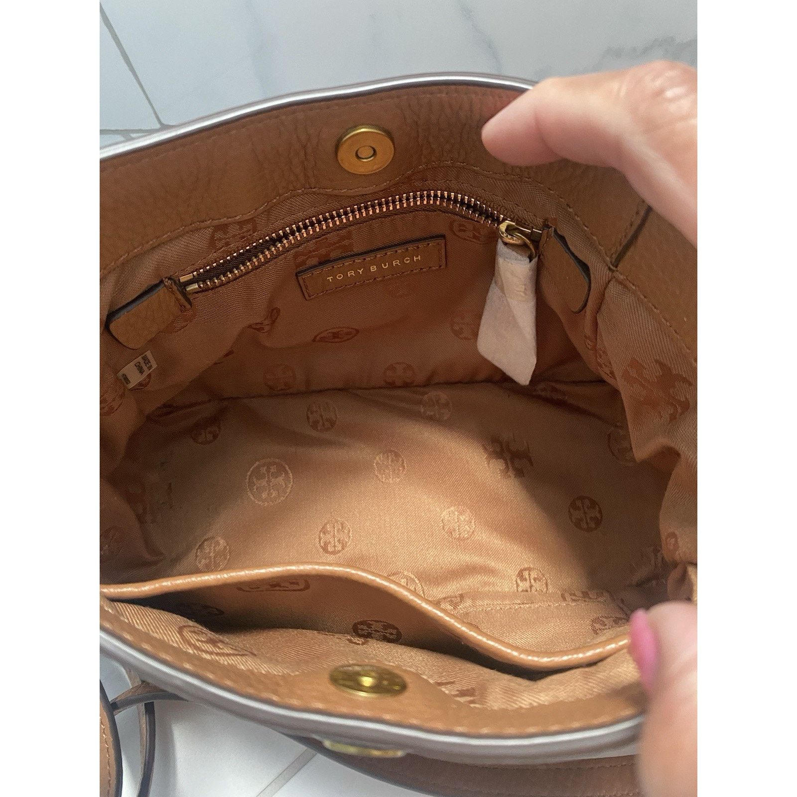 Tory Burch Tory Burch Frances Mini Vintage Camel Shoulder/Crossbody Size ONE SIZE - 6 Thumbnail