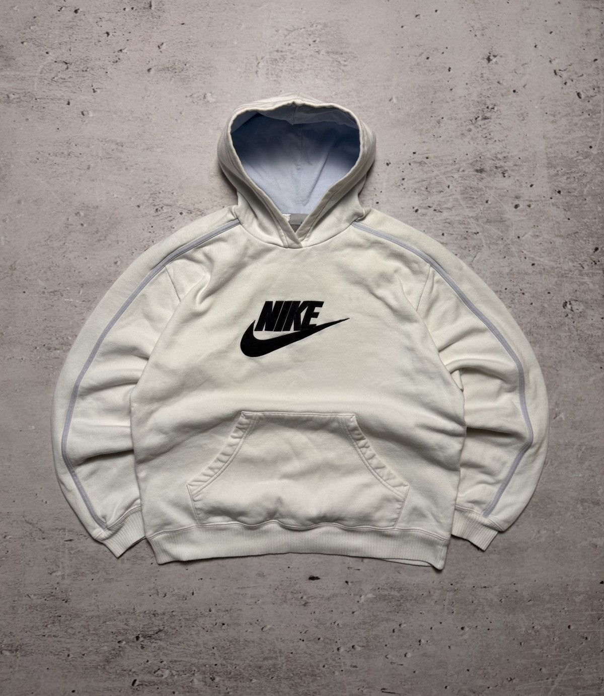 Nike × Vintage NIKE VINTAGE CENTER LOGO OVERSIZE BOXY HOODIE Size US M / EU 48-50 / 2 - 1 Thumbnail