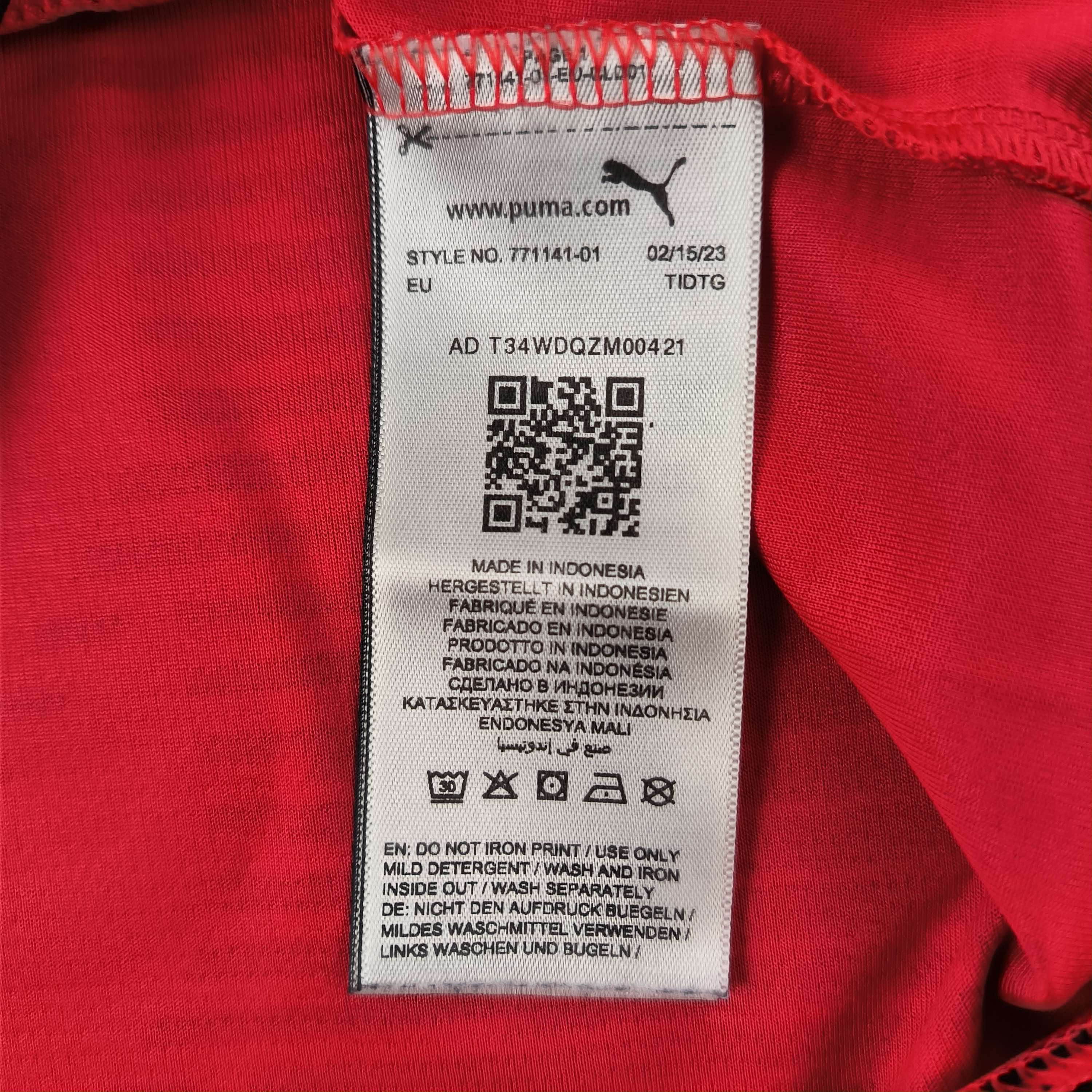 Puma AC Milan 2023-24 Puma home LS football jersey shirt size XS Size US XS / EU 42 / 0 - 8 Thumbnail