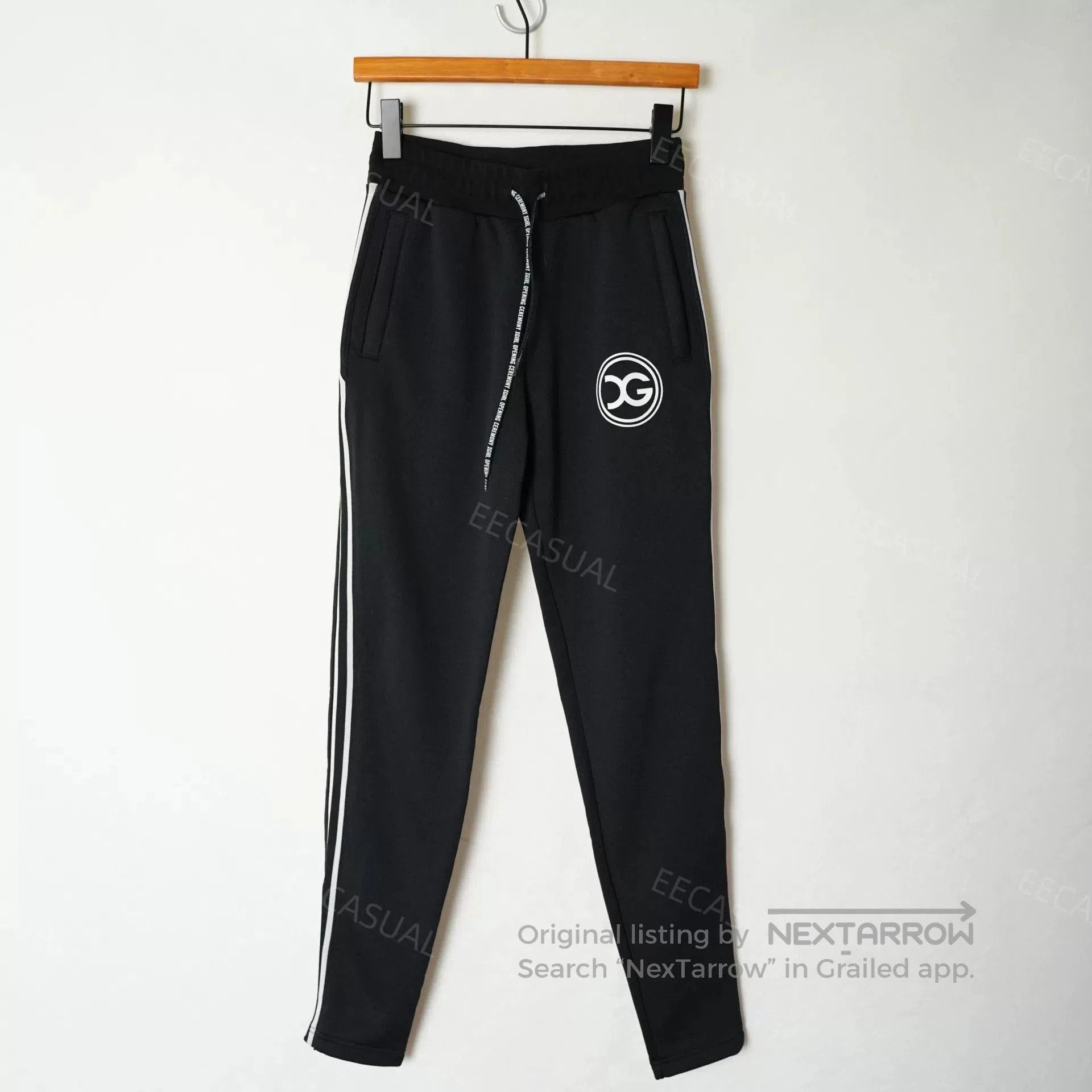 X-Girl Black Logo Jogger Pants with Zippers. Size 25" / US 0 / IT 36 - 1 Thumbnail