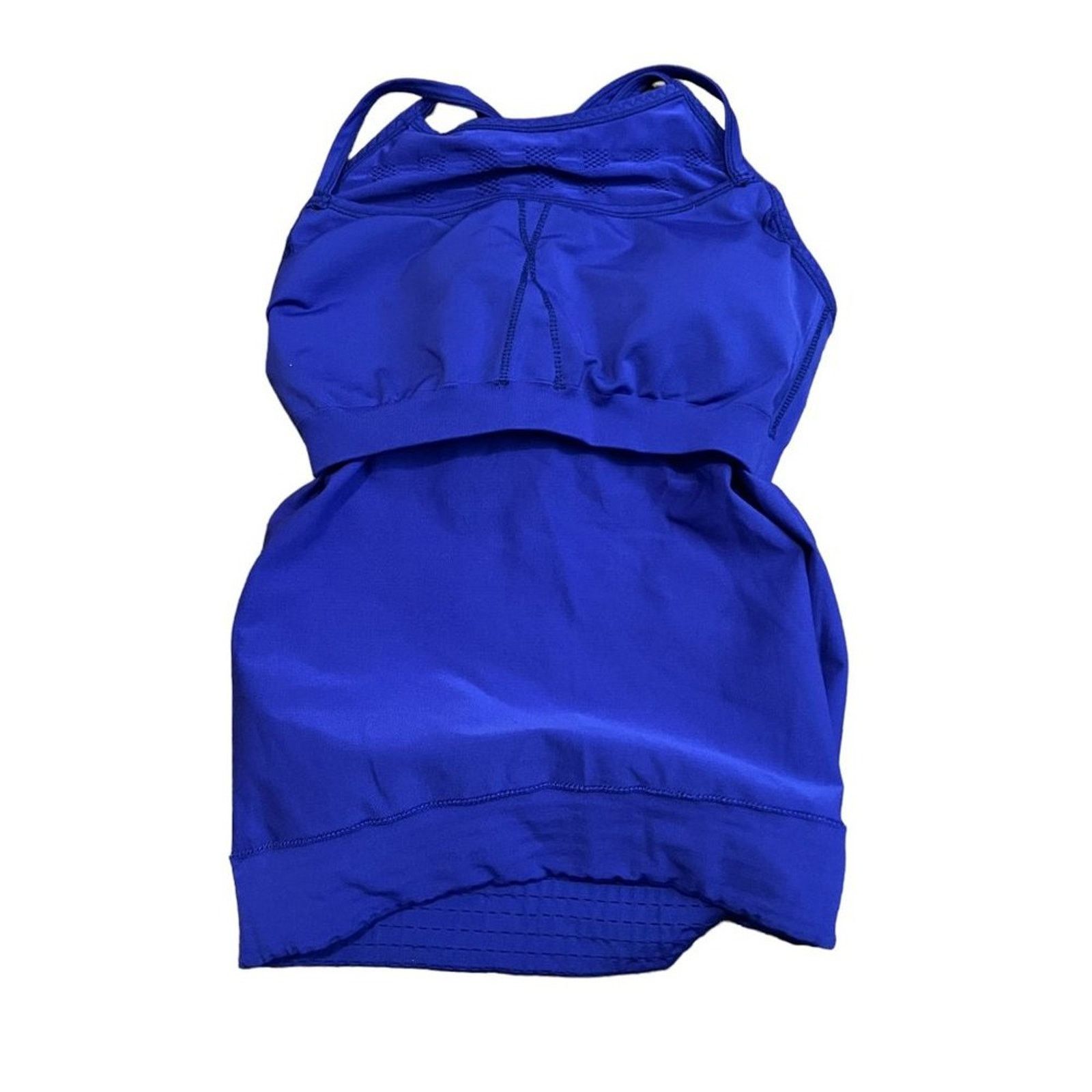 Athleta Athleta Namaste Support Top Mesh Womens Medium Periwinkle Size M / US 6-8 / IT 42-44 - 2 Thumbnail