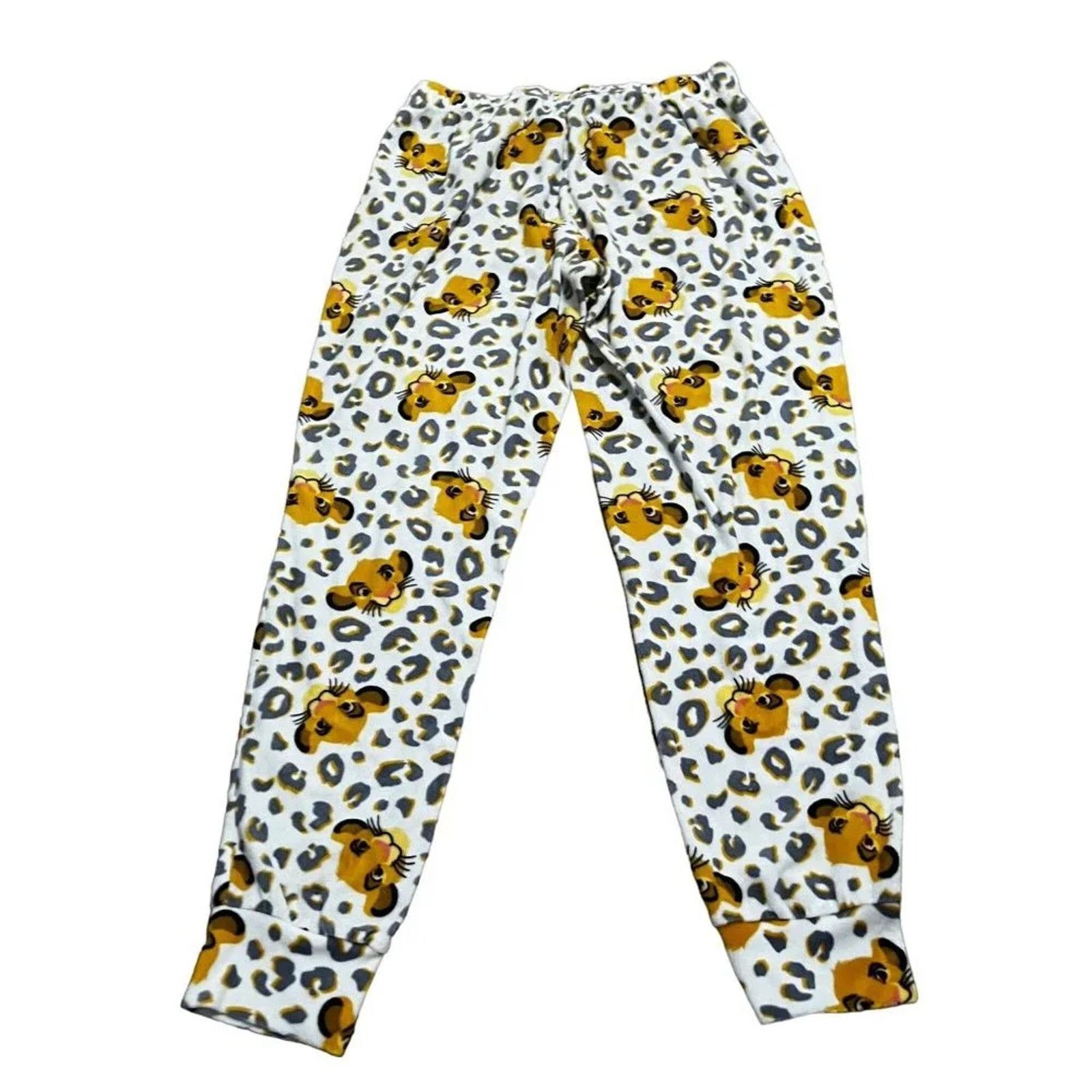 Disney Disney Lion King Simba Leopard Print Soft Fleece Pajama S Size ONE SIZE - 3 Thumbnail