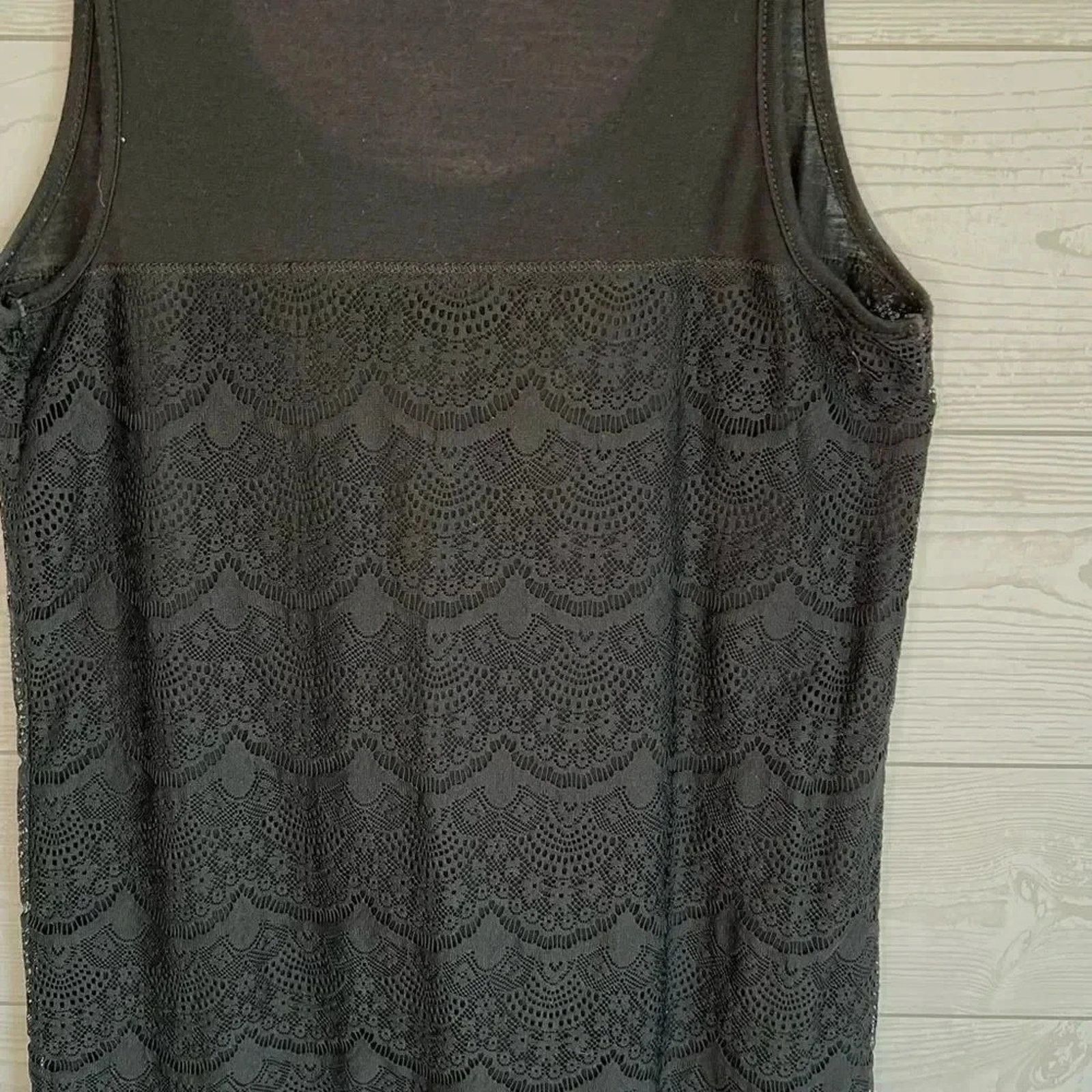Other Mudd black lace babydoll tank top Size XS Size XS / US 0-2 / IT 36-38 - 4 Thumbnail
