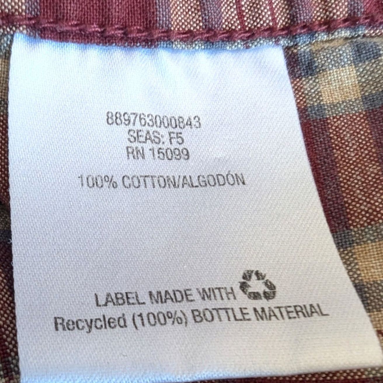 Alife Outdoor Life Plaid Shirt Mens M Red Tan 100% Cotton Button-Up Long Sleeve Collared Wool? actually cotton Size US M / EU 48-50 / 2 - 8 Thumbnail