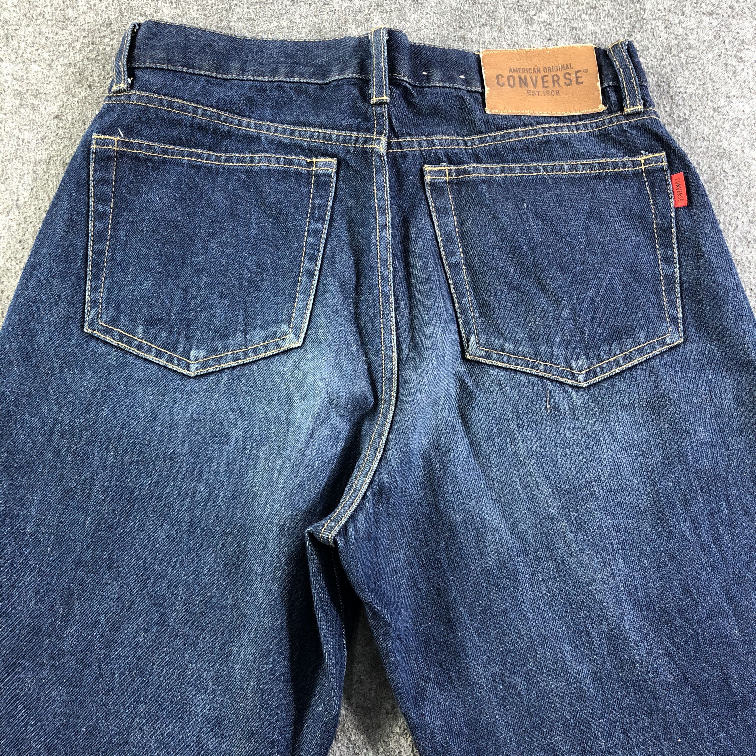 Converse Vintage Blue Wash Converse Jeans-J2812 Size US 29 - 4 Thumbnail