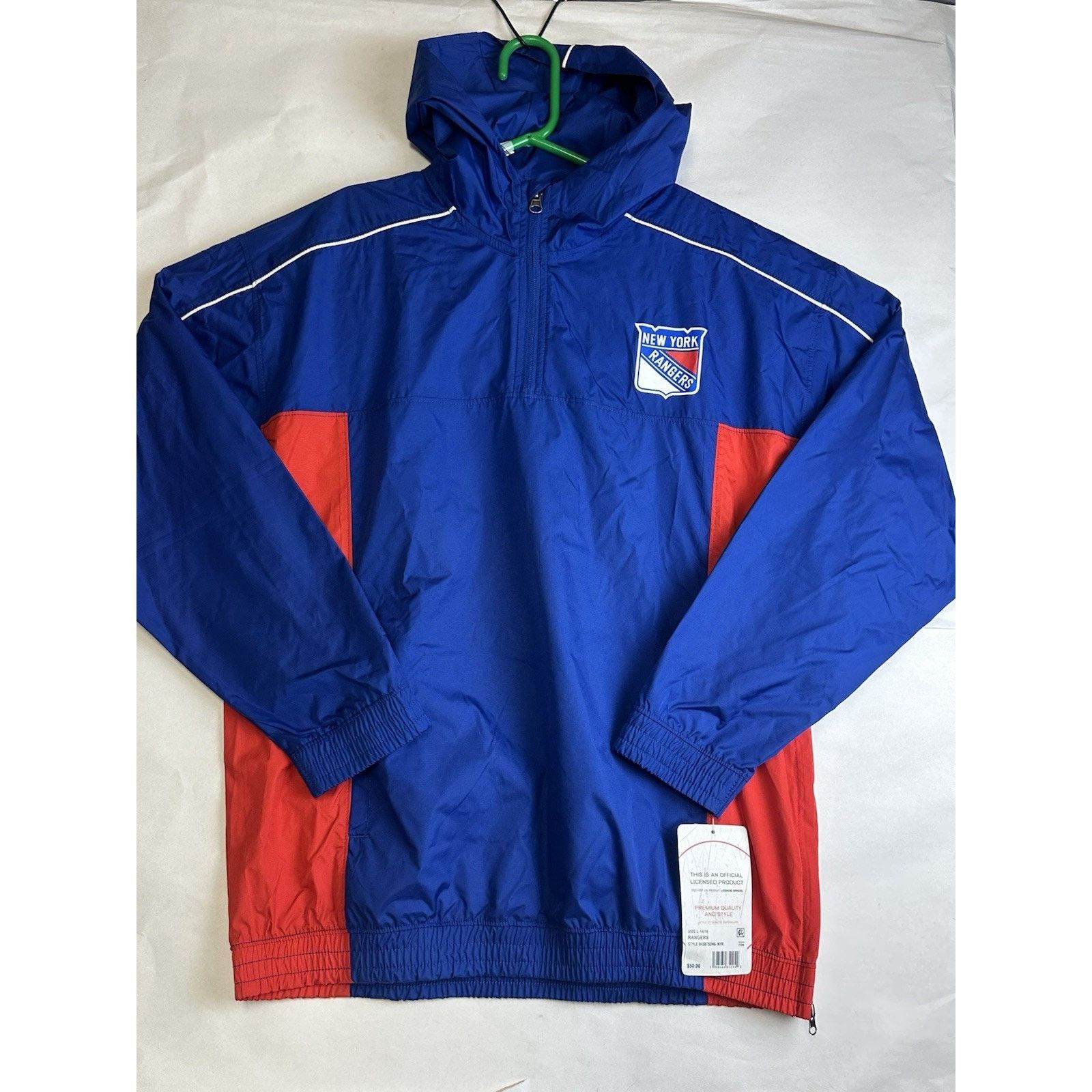 NHL NWT NHL Apparel Youth Size L (8) New York Rangers - MSRP $50 Size ONE SIZE - 1 Thumbnail