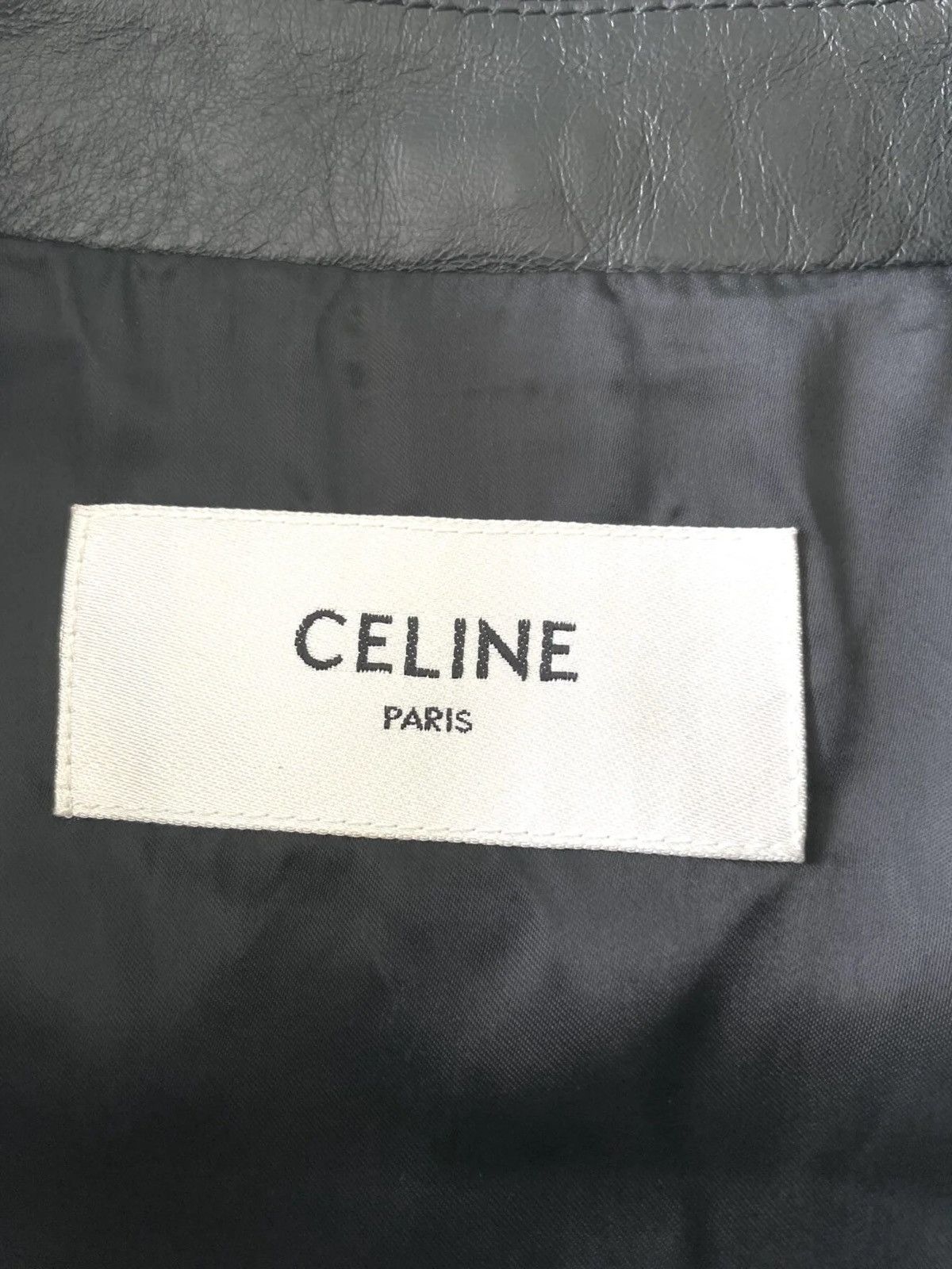 Celine Rhinestone Leather Jacket Size US M / EU 48-50 / 2 - 3 Thumbnail