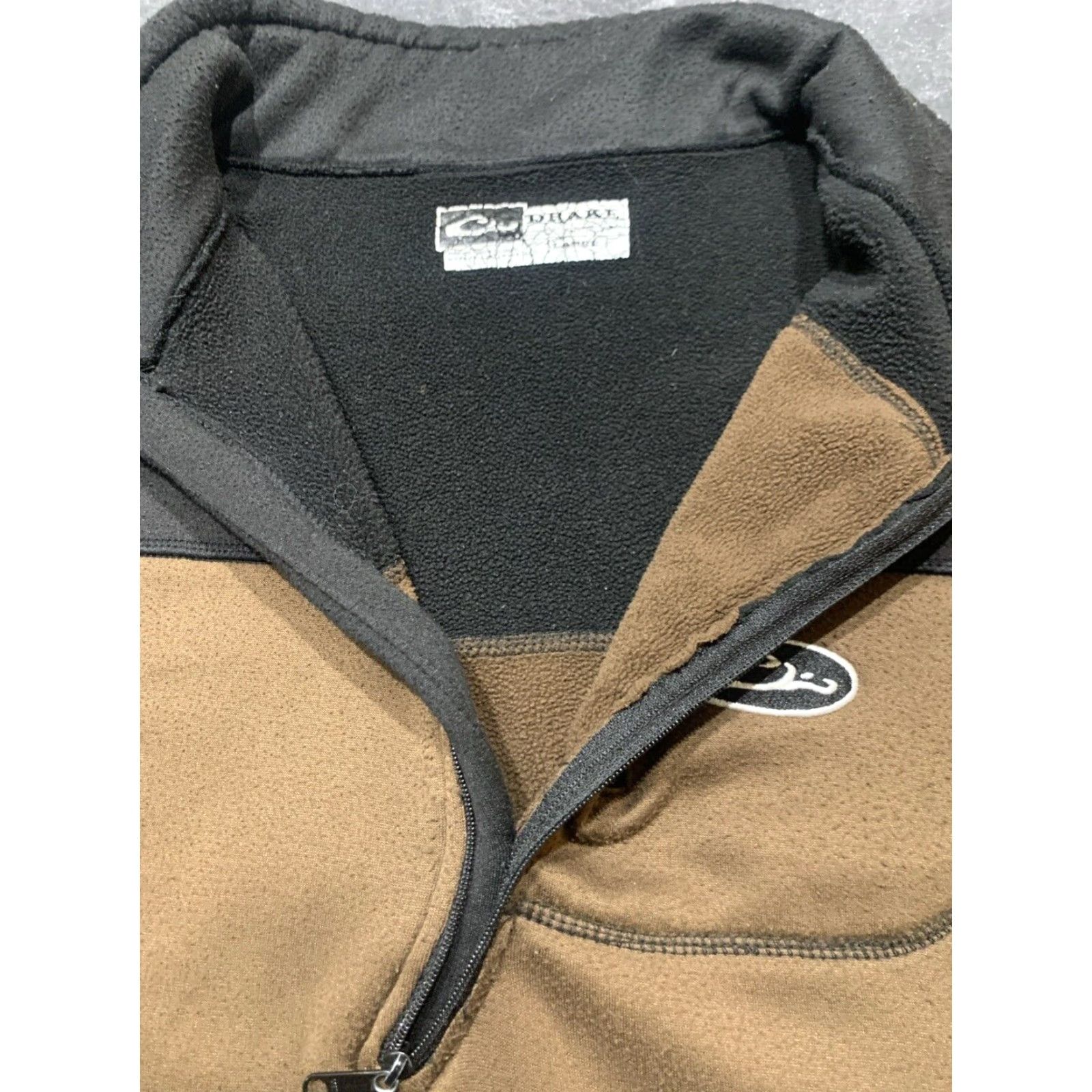 Vintage Drake Waterfowl Systems Men's L Brown 1/4 Zip Pullover Sweater Outdoor Lightweight Hiking Size US L / EU 52-54 / 3 - 6 Thumbnail