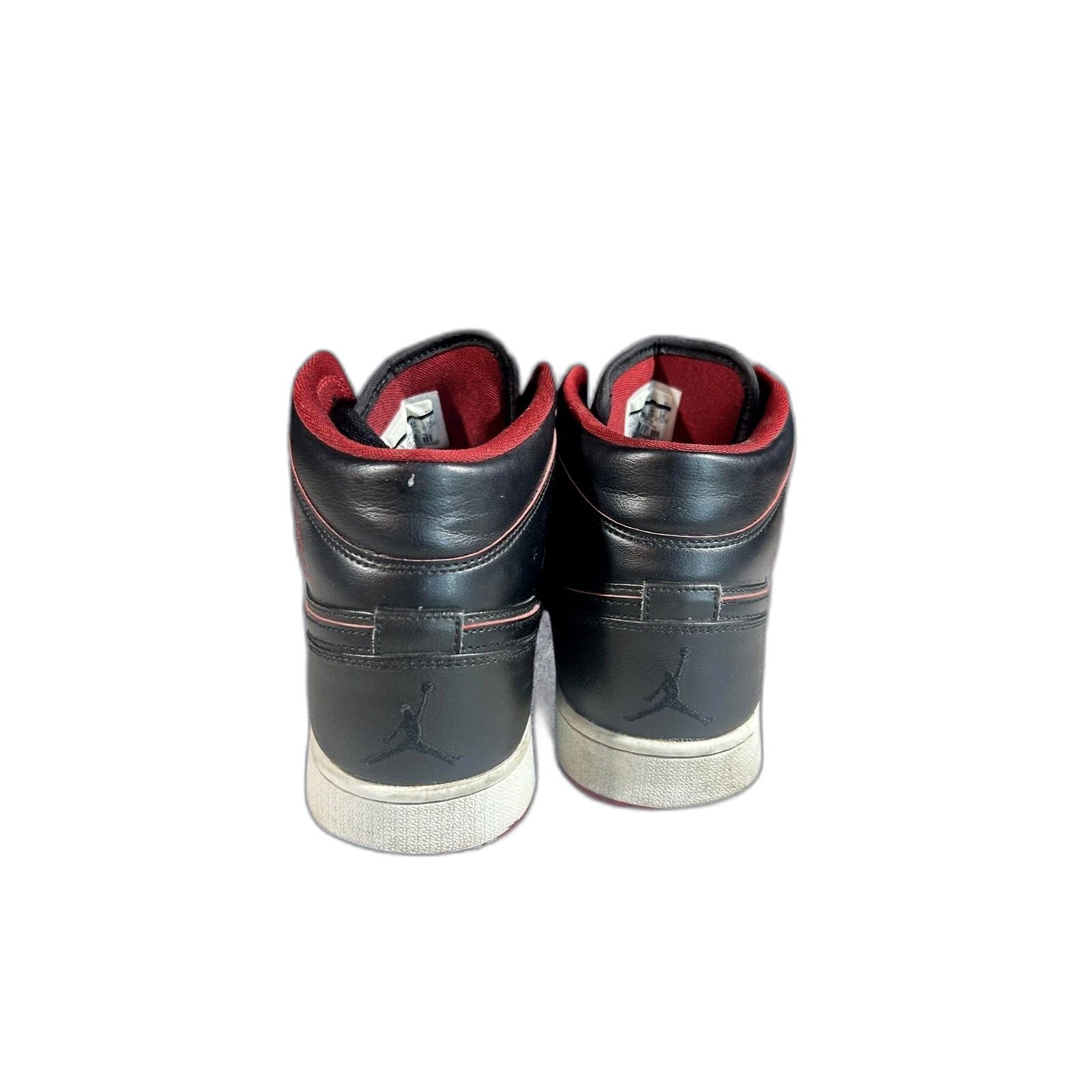 Jordan Brand Air Jordan 1 Mid Black Red 554724-028 Basketball Shoes Athle Size US 12 / EU 45 - 6 Thumbnail