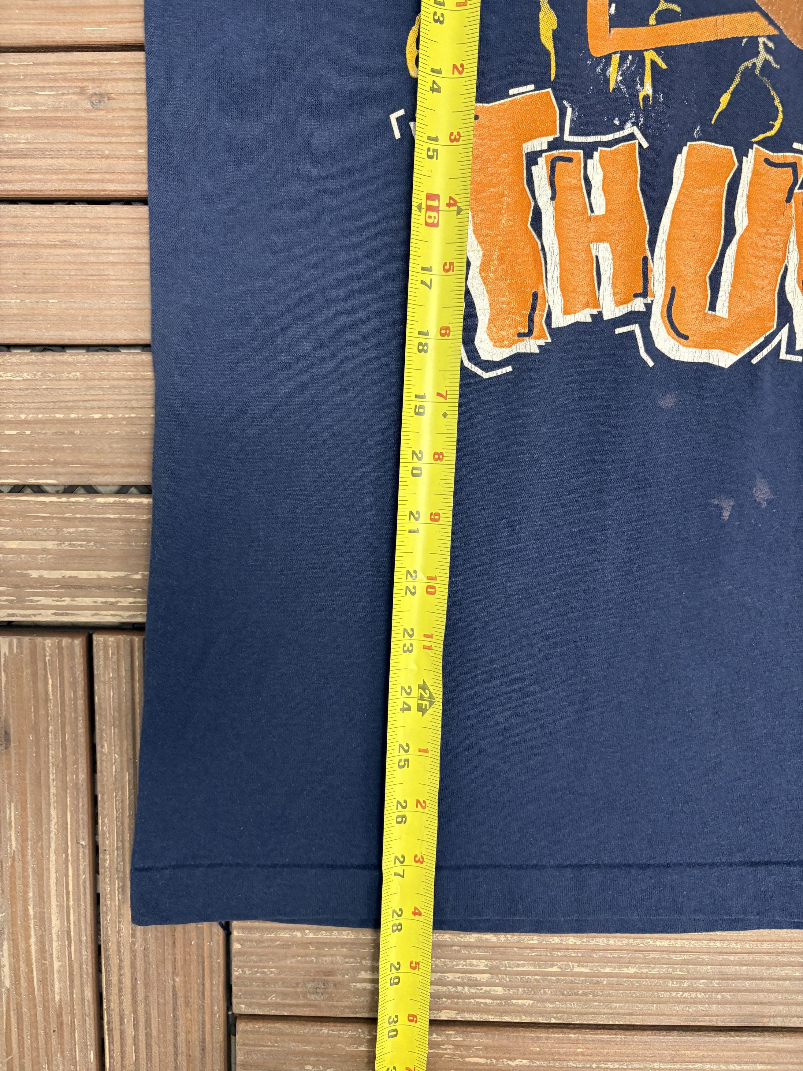 Vintage Tennessee Volunteers Orange Thunder Vintage Blue T-Shirt Tee Size US XL / EU 56 / 4 - 7 Thumbnail