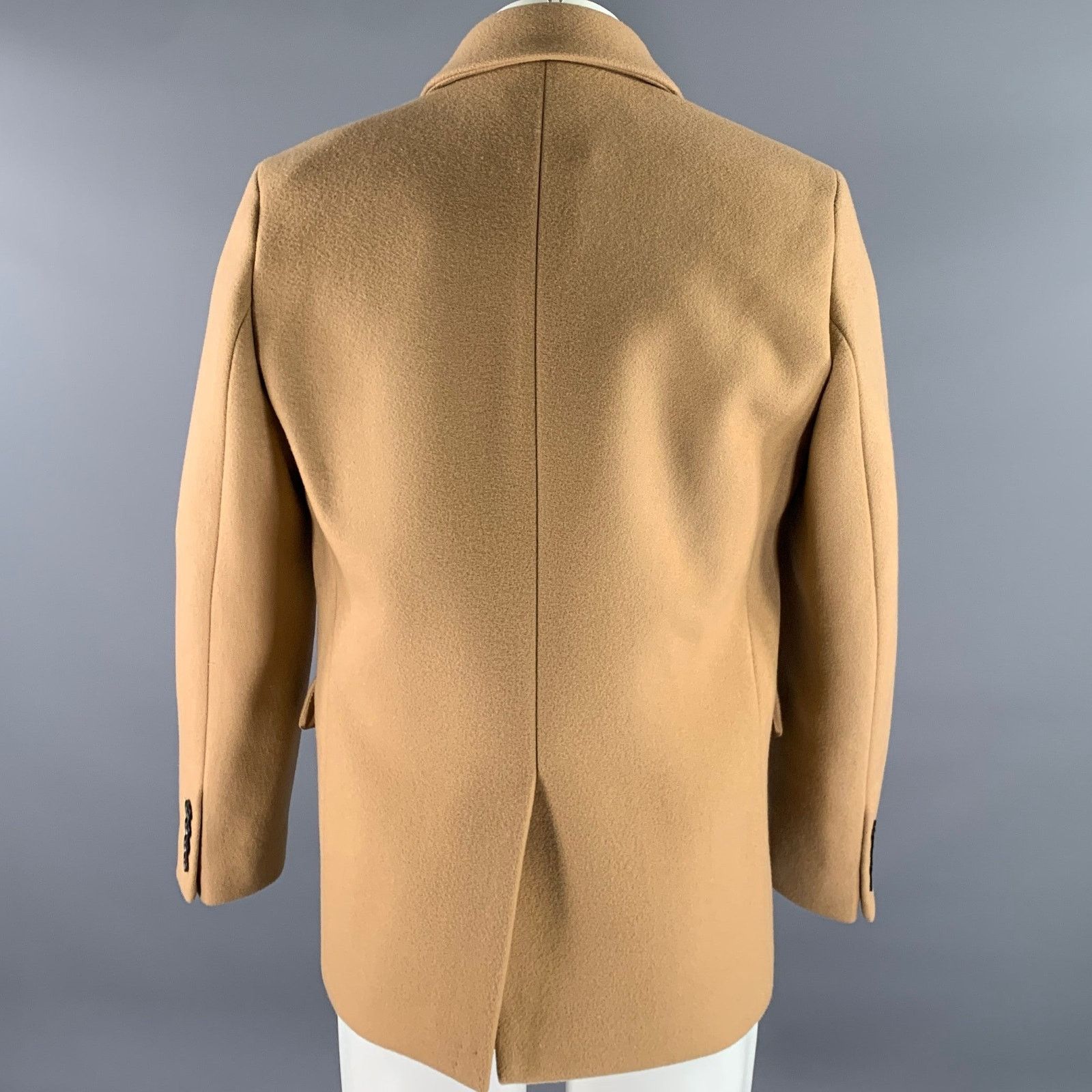 Nili Lotan NILI LOTAN Size M Tan Wool Peacoat Size M / US 6-8 / IT 42-44 - 4 Thumbnail