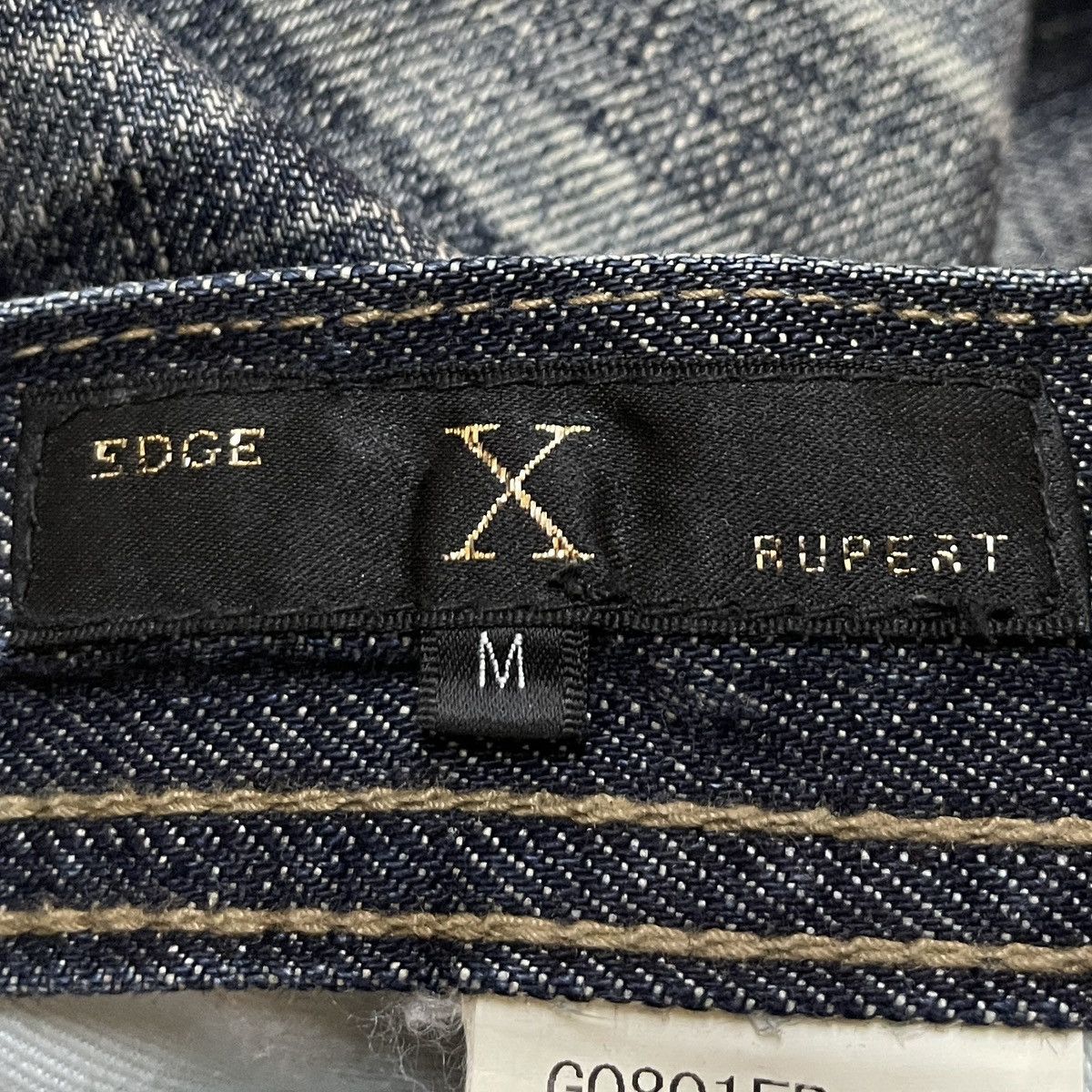Le Grande Bleu (L.G.B.) Rare Design Vintage Brand Edge Rupert Flared Jeans 1990s Size US 31 - 9 Thumbnail