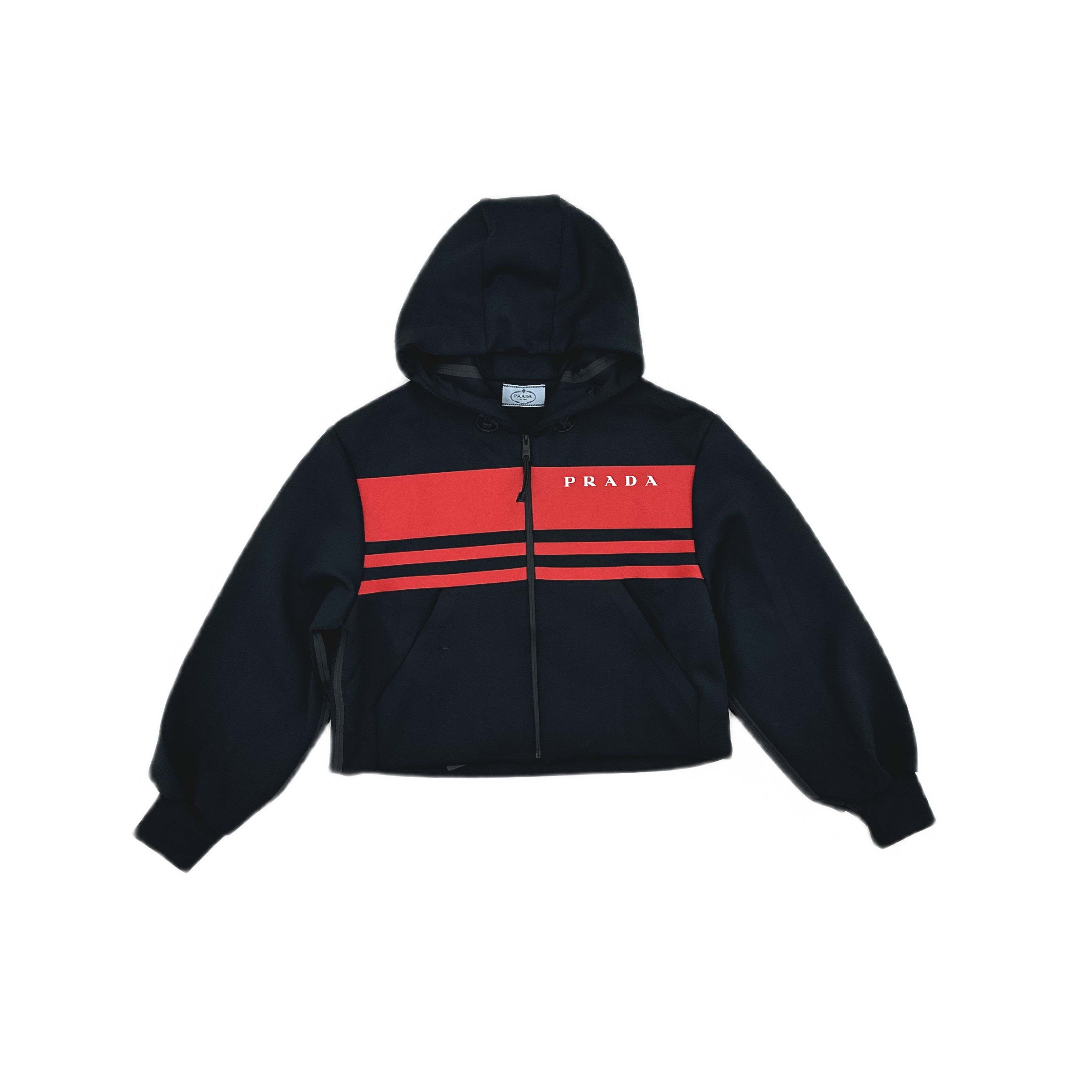 Prada Prada Red Stripe Jacket XS Size XS / US 0-2 / IT 36-38 - 1 Thumbnail