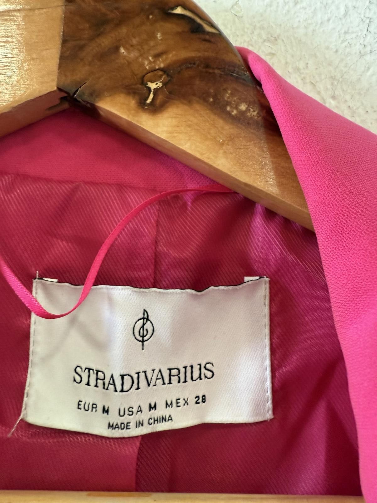 Designer Stradivarius Women's Pink Blazer Jacket Size M Size M / US 6-8 / IT 42-44 - 3 Thumbnail