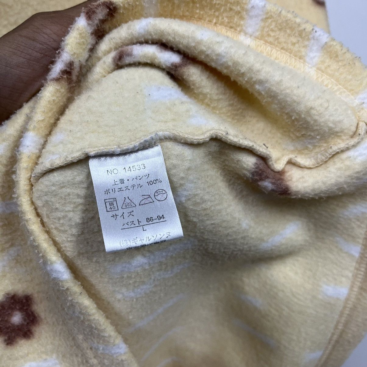 Fiorucci × Vintage Vintage 90s Fiorucci Fleece Sweater Mockneck Size L / US 10 / IT 46 - 6 Thumbnail