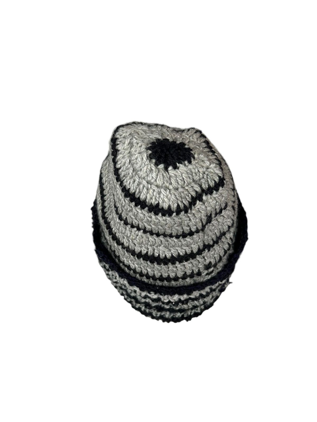 Japanese Brand × Kapital × Vintage Crochet Knitted handmade Beanie Hats Rare☠️☠️ Size ONE SIZE - 4 Thumbnail