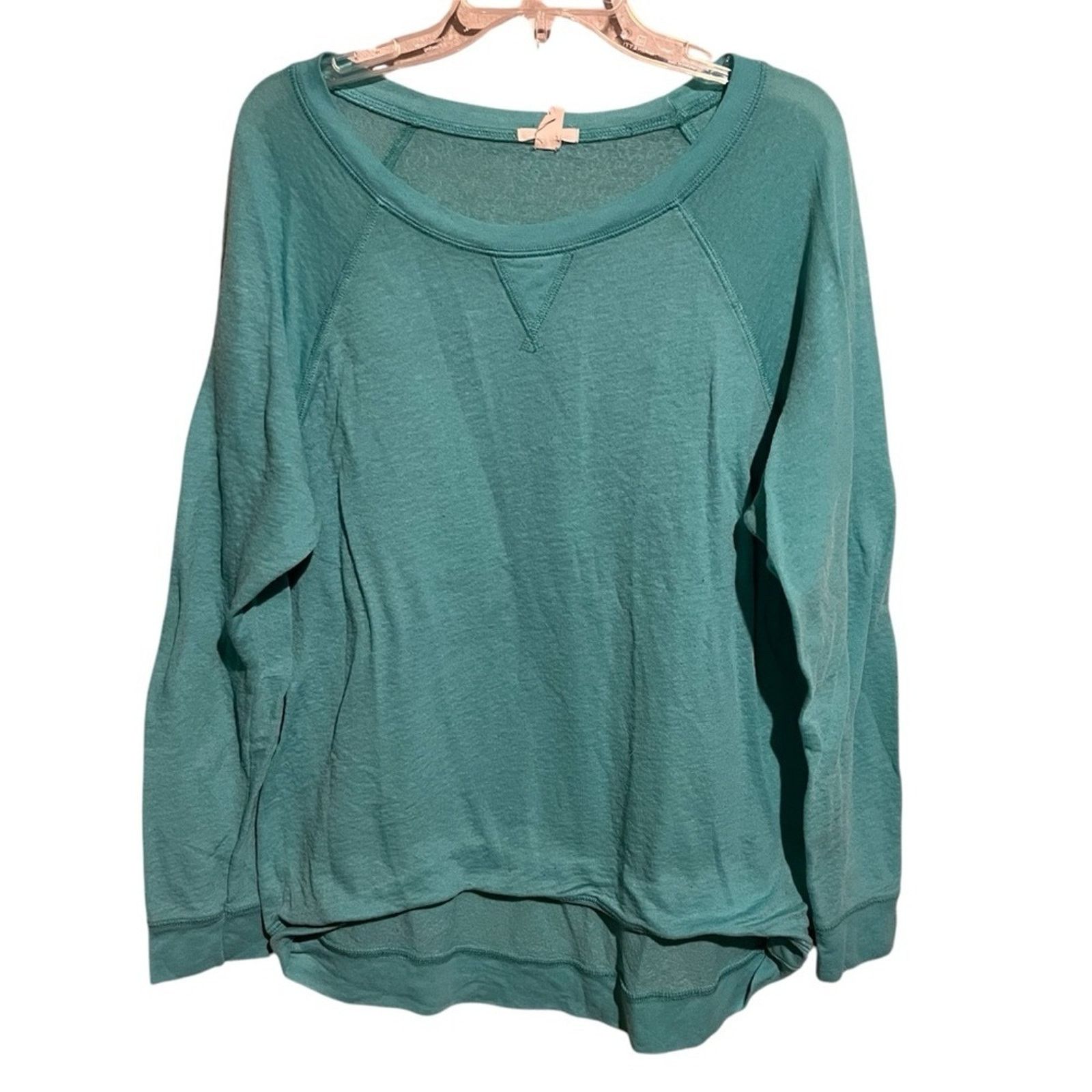 Other Caslon Scoop Neck Long Sleeve M Blue Lightweight Sweater Size M / US 6-8 / IT 42-44 - 1 Thumbnail