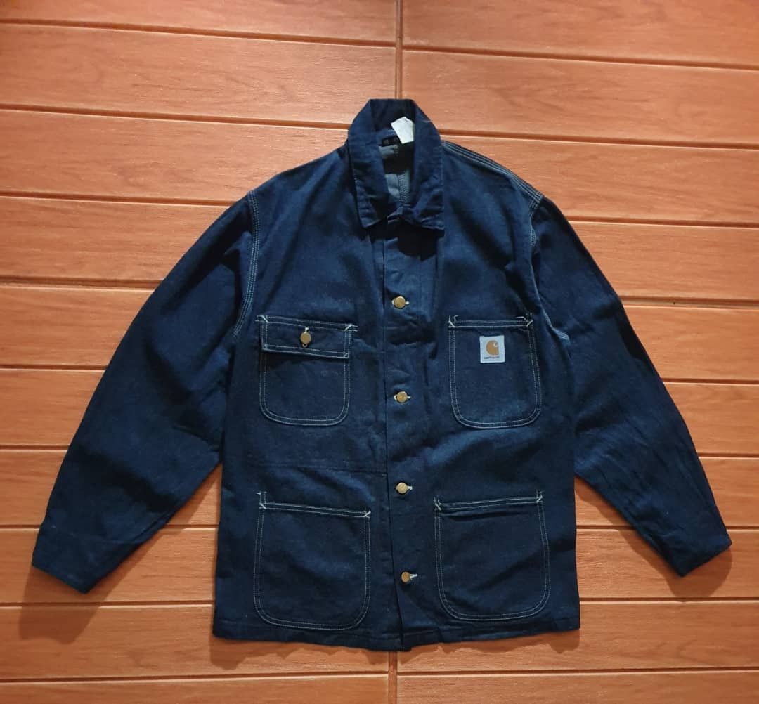 Carhartt 💥Carhatt workers blue colour chore jacket Size US M / EU 48-50 / 2 - 4 Thumbnail