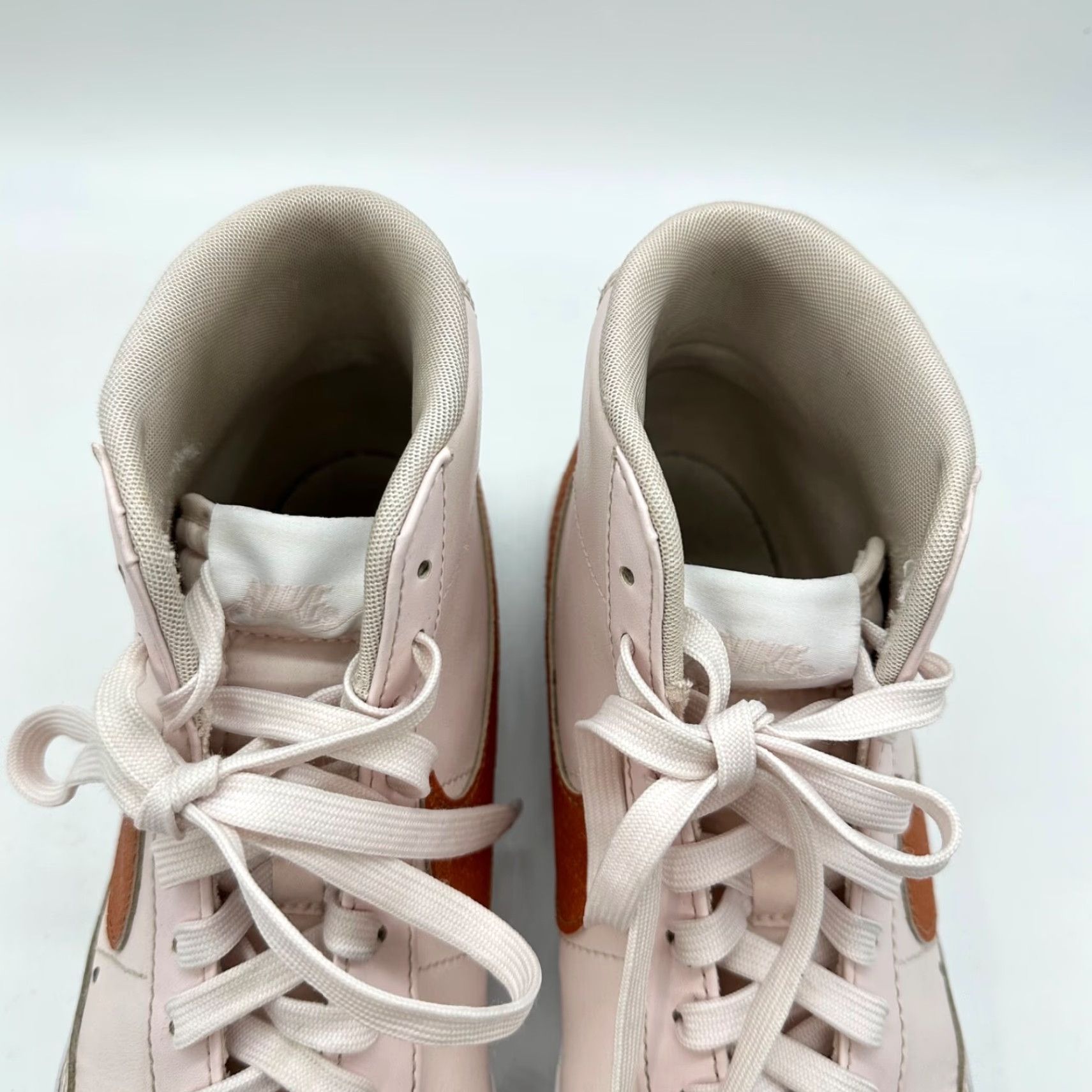 Nike Nike Womens Blazer Sneaker Pink Size 10 DQ7574-600 Copper Swoosh Shoes Size L / US 10 / IT 46 - 4 Thumbnail