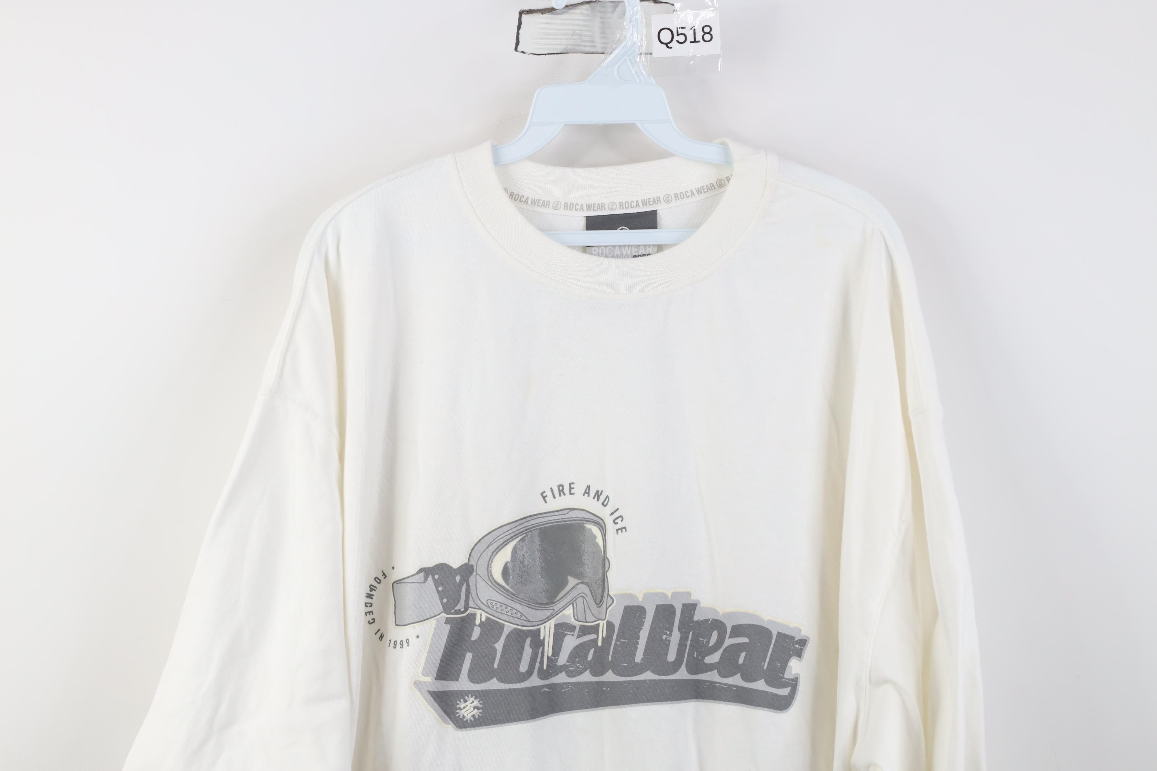 Rocawear Deadstock Vintage Y2K Rocawear Fire and Ice Goggles T-Shirt Size US XL / EU 56 / 4 - 2 Thumbnail