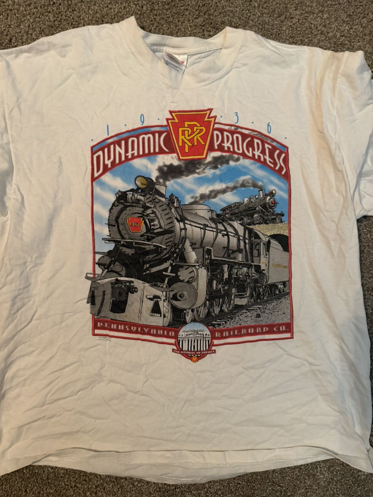 Other Vintage Train T-Shirt Size US L / EU 52-54 / 3 - 1 Thumbnail