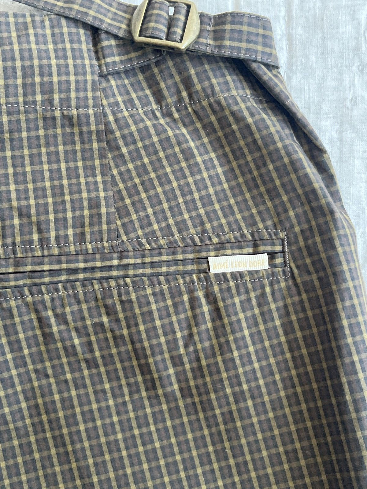 Aime Leon Dore Aime Leon Dore Unisex Plaid Nylon Trouser (Small) Size US 30 / EU 46 - 2 Thumbnail