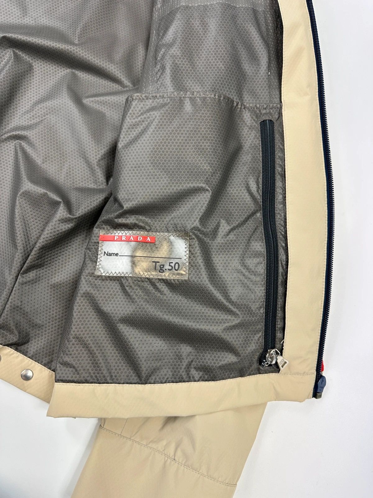 Prada Prada Sport FW00 Beige Gore-Tex Packable Bag Jacket Size US M / EU 48-50 / 2 - 10 Thumbnail