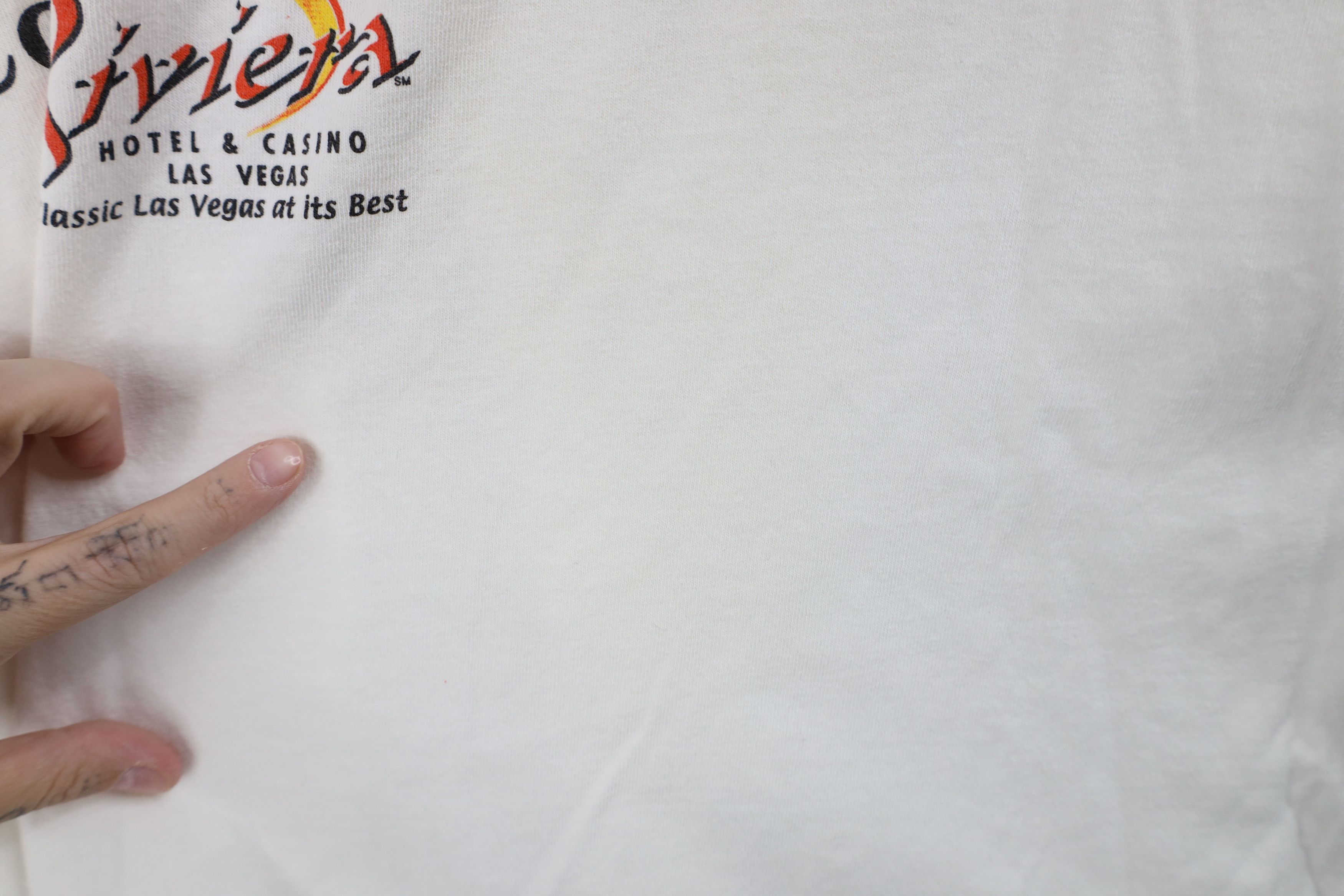 Vintage Vintage Riviera Comedy Stand Up Short Sleeve T-Shirt White Size US XL / EU 56 / 4 - 5 Thumbnail