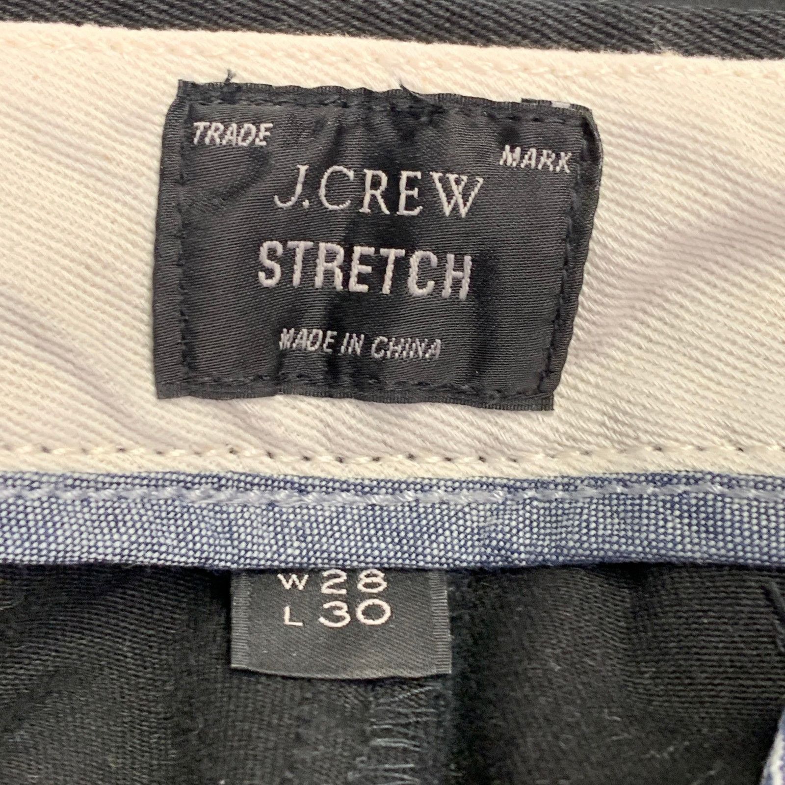 J.Crew J.CREW Size 28 Black Cotton Blend Flat Front Casual Pants Size US 28 / EU 44 - 3 Thumbnail