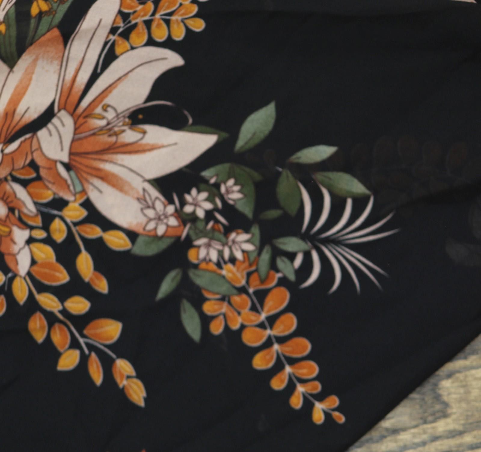 Other Nwt City Chic Floral Bell Sleeve Mini Dress Gypsy Black 18w Size XXL / US 16-18 / IT 52-54 - 7 Thumbnail